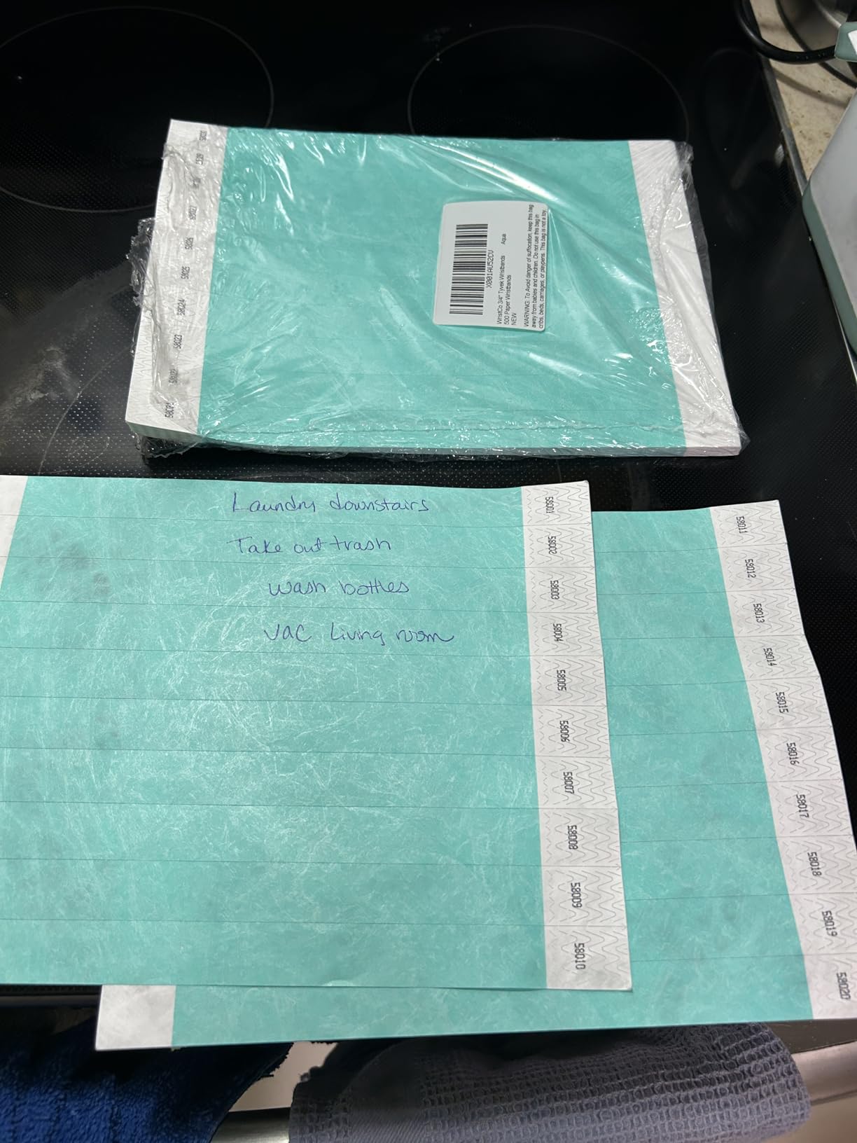 500 WristCo Tyvek Wristbands for Events - 500 Count, 5-Color Variety Pack - Tamper-Proof Design Prevents Reuse - Premium-Grade Bracelets for Hospital & Medical ID, Party, VIP Identification customer photo 1