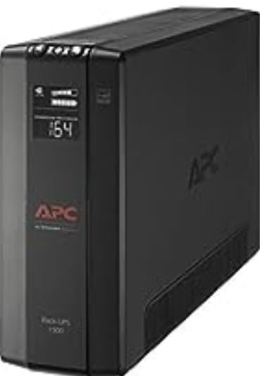APC Back-UPS Pro 1500VA UPS, 900W Battery Backup & Surge Protector, AVR, 10 Outlets (NEMA 5-15R), LCD, BX1500M Uninterruptible Power Supply for Computers, Wi-Fi Routers, Home Office Electronics customer photo 1