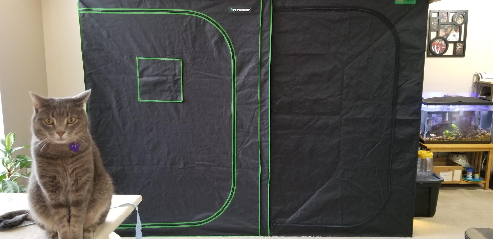 TerraBloom 8 Inch (200 mm) Inline Fan - 735 CFM Exhaust Duct Fan, Built-In Speed Controller, ETL Listed, Pre-Wired 6 FT Grounded Cord - For Use In Grow Tents With Carbon Filters, Fixtures, Attics customer photo 1