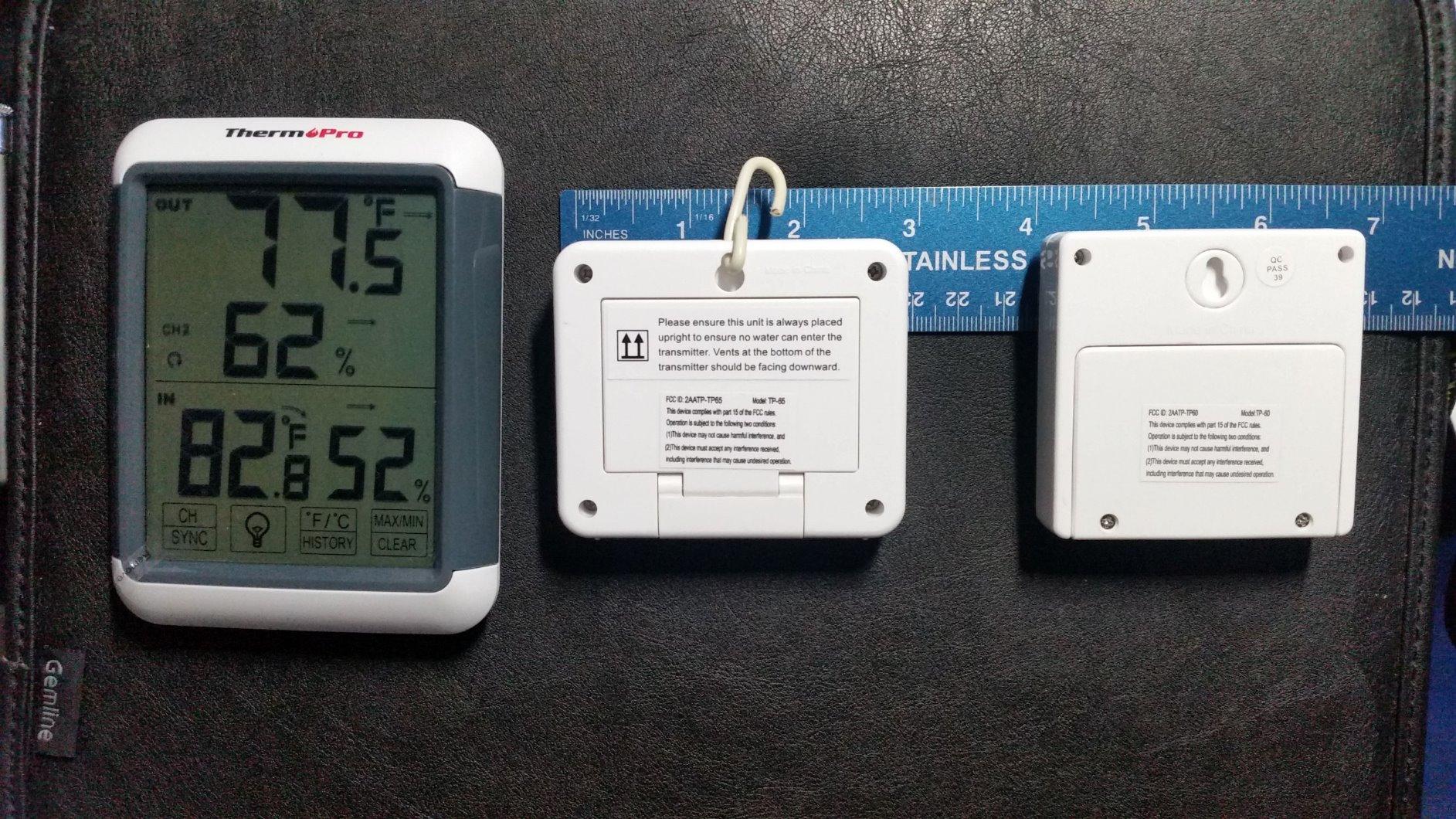 ThermoPro TP55 Digital Indoor Hygrometer Thermometer, 4-Inch Temperature / Humidity Monitor with Touchscreen and Backlit, Indoor Room Thermometer / Humidity Meter for House Home Greenhouse customer photo 2