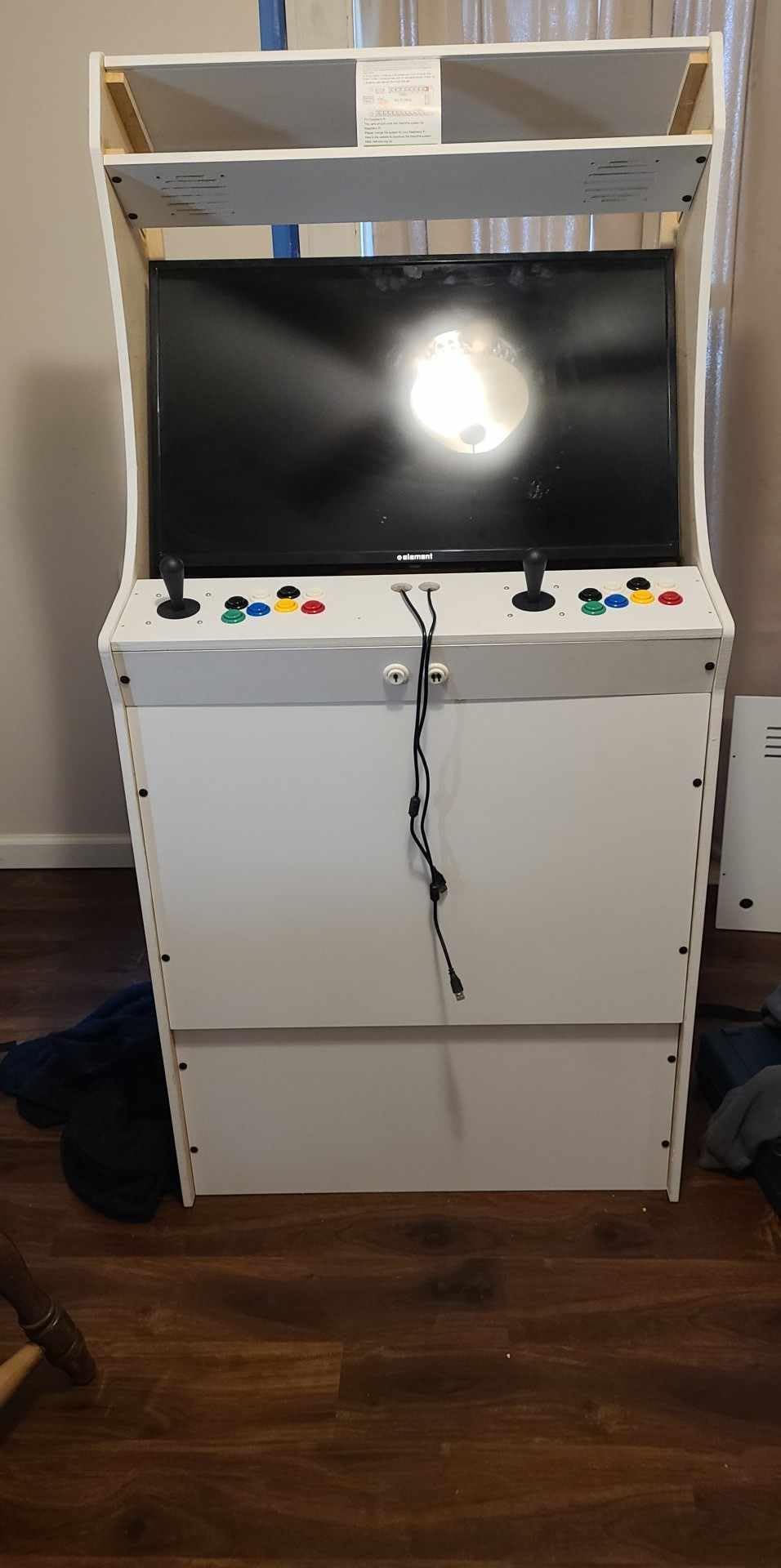 EG STARTS 2 Player Classic Arcade Game DIY Part for Mame USB Cabinet Zero Delay USB Encoder to PC Games 8 Way Joystick + 18x Arcade Push Buttons (Includ 1p / 2p Start Buttons) Multiple Colour Kits customer photo 1