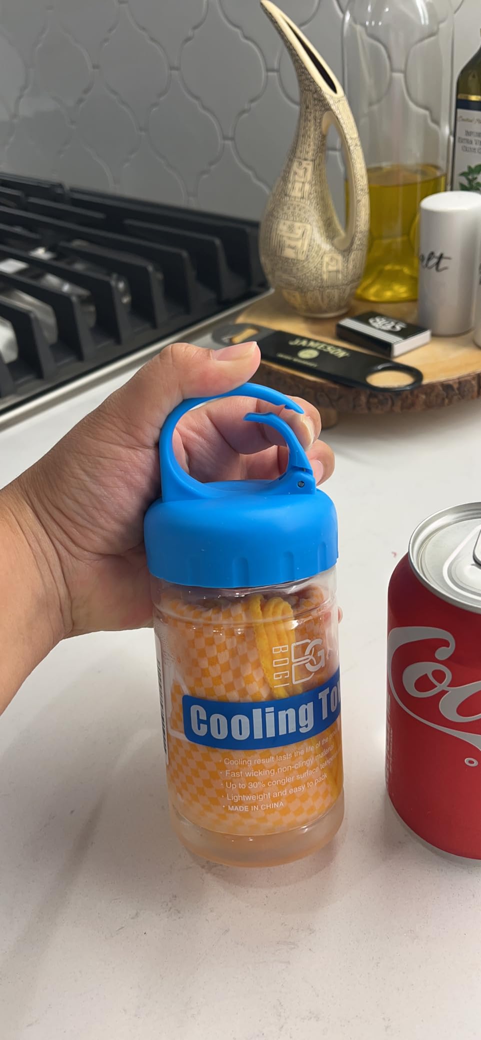 BOGI Cooling Towels for Neck and Face, Soft Breathable Cool Towel for Instant Cooling Stay Cool for Yoga, Sport, Gym, Camping, Running & More Activities customer photo 2