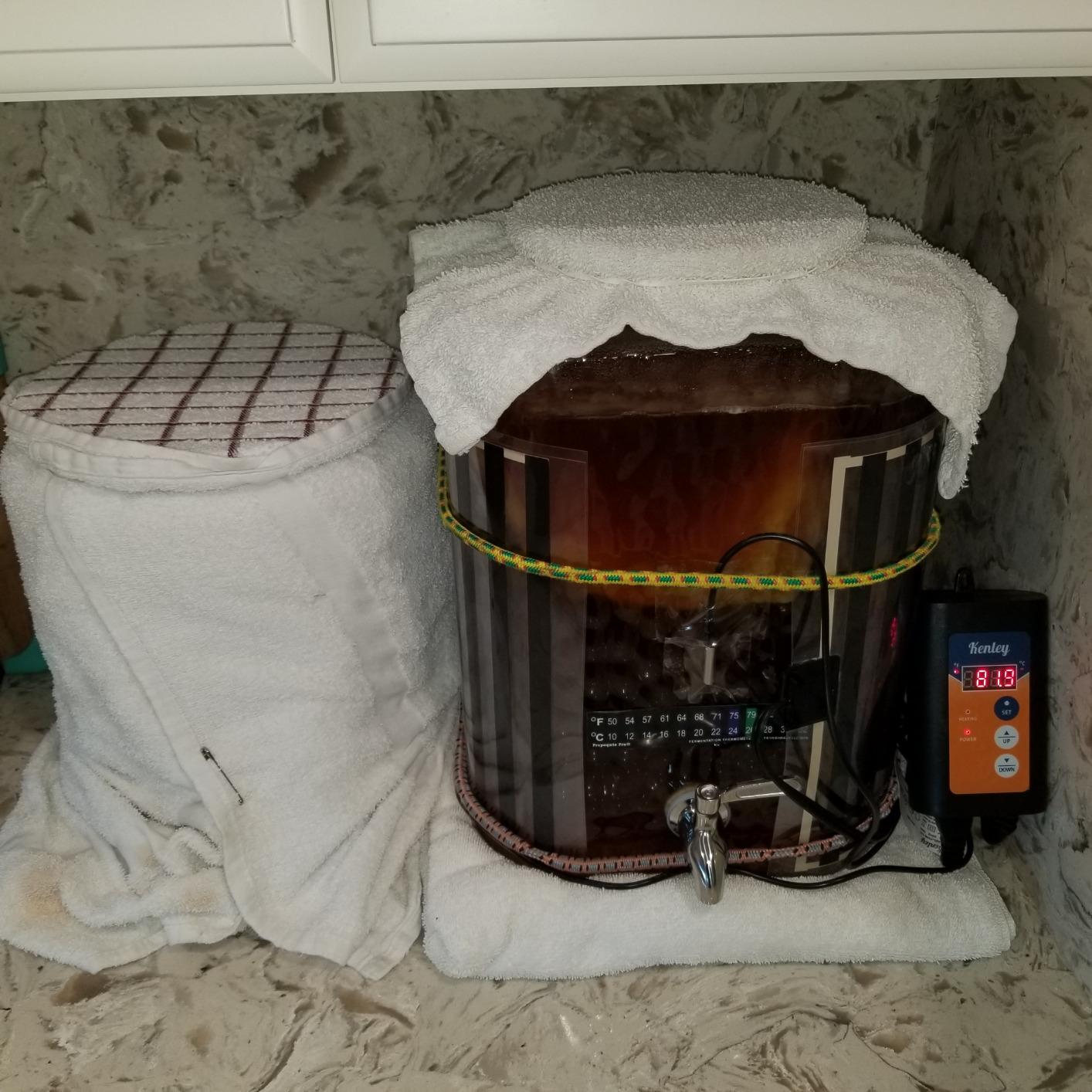 Fermentation Heater Carboy Warmer - Kombucha Heating Wrap with Thermostat for Temperature Control - Electric Heat Pad Belt for Home Fermenting & Brewing - Fits Most Fermenter Vessels 2 to 8 Gallons customer photo 1