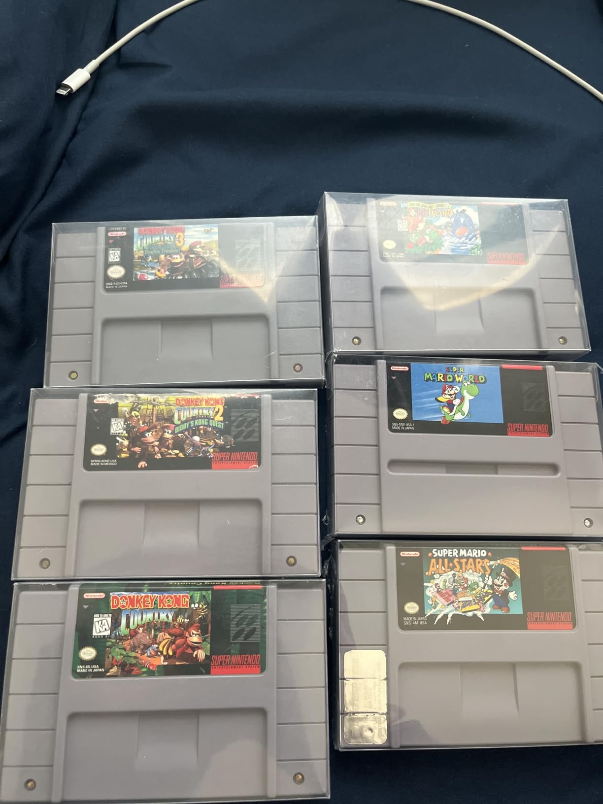 Mcbazel 10 Pack Clear Plastic Cartridge Case for SNES - Protective Storage Sleeve for SNES Games, Retro Hard Shell with Dustproof Display Cover customer photo 2