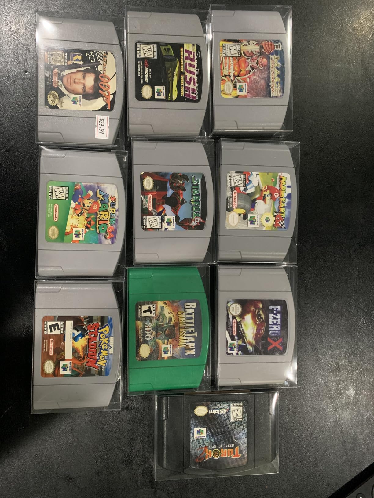 Mcbazel LOT 10 Clear Case Sleeve Protector for Nintendo N64 Games Cartridge (Set of 10) customer photo 2