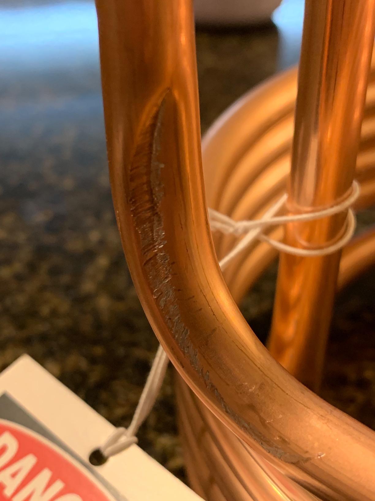 Coldbreak 25Ft. Wort Chiller with Copper Coil - Compact and Basic Immersion Beverage Chiller and Beer Brewing Equipment - 2pcs of 4Ft. Vinyl Tubings with Garden Hose Fitting and Hose Clamps Included customer photo 2