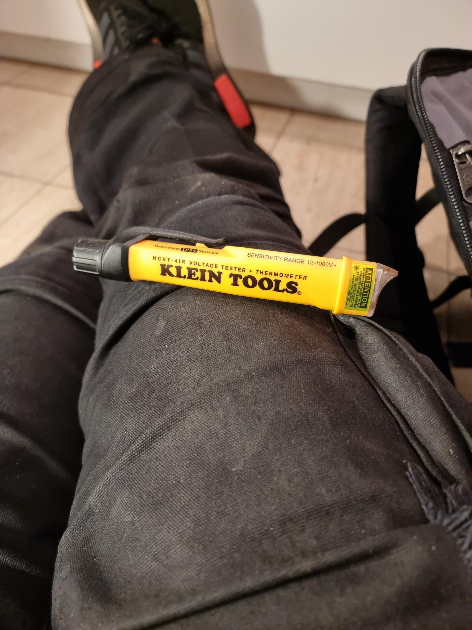 Klein Tools NCVT-4IR Non-Contact Voltage Tester, 12-1000V AC Pen with IR Thermometer -22 to 482-Degree Fahrenheit, LED and Audible Alarms, Pocket Clip customer photo 1