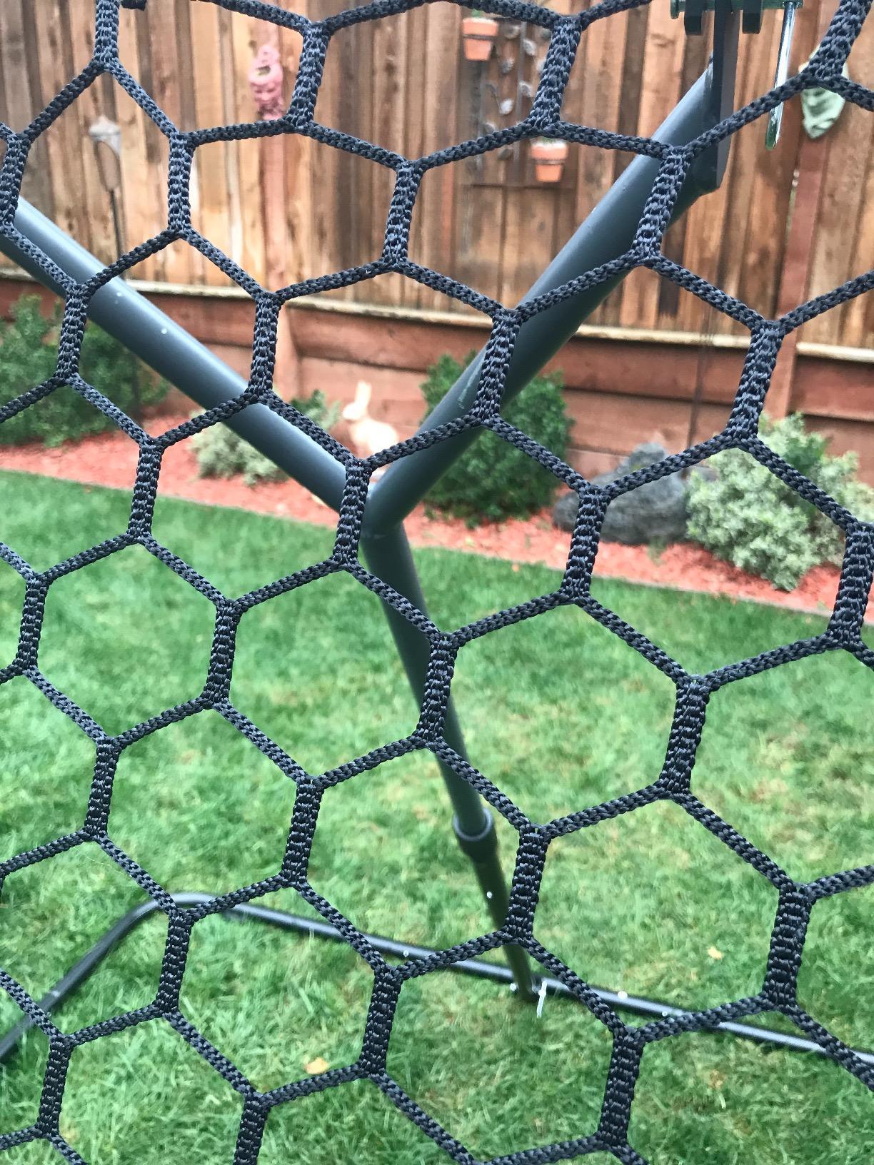 QuickPlay Pro Soccer Rebounder Net (2 Sizes) - Ball Rebounder Soccer Net, Heavy Duty, Adjustable Angle, with Galvanized Steel Frame & Rubber Feet, Soccer Training Equipment for Grass, Turf & Indoors customer photo 1
