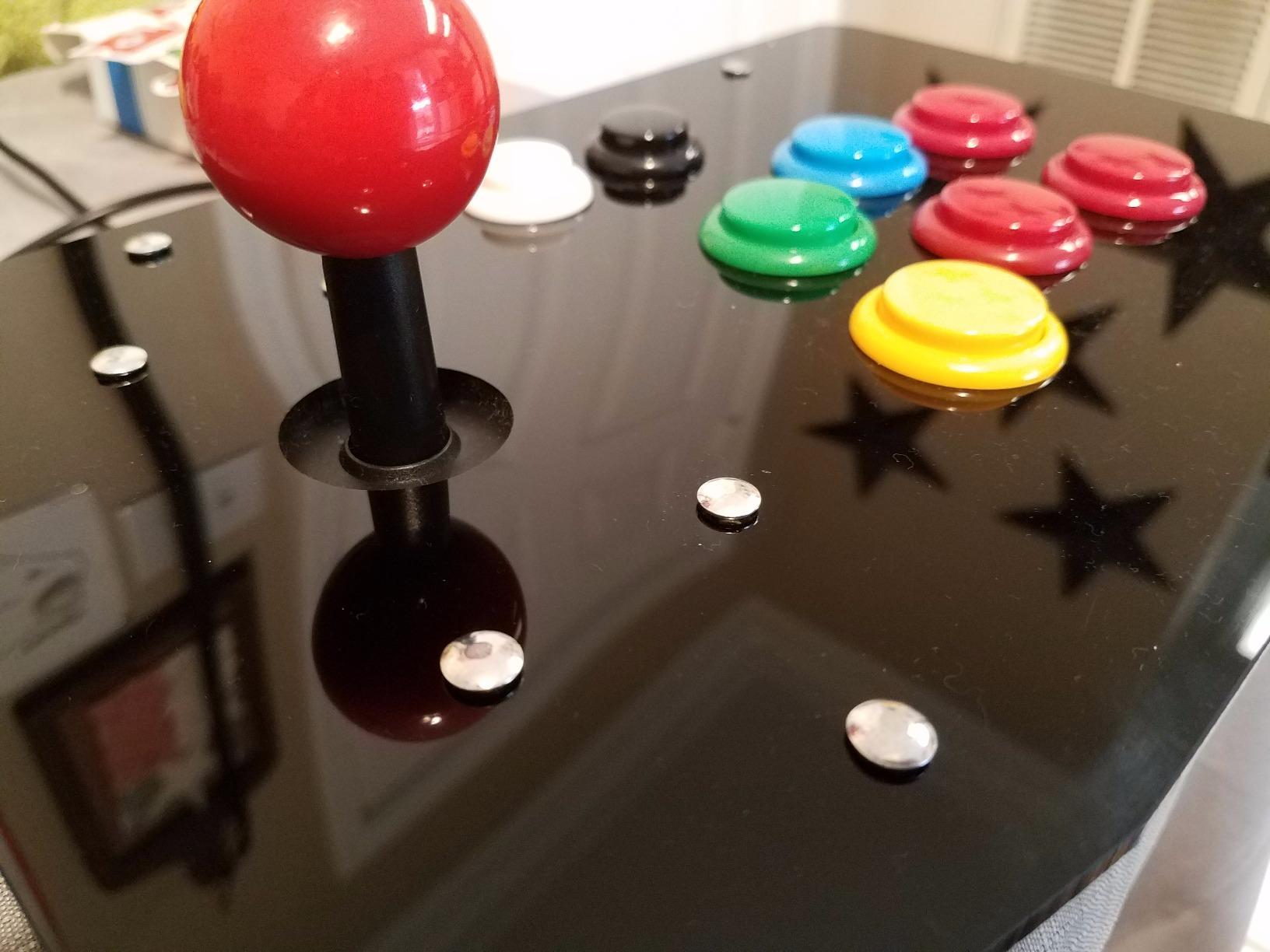 Acrylic Panel and Case DIY Set Kits Replacement for Game Joystick DIY Set Kits Replacement Game Machine Cabinet Controller DIY Kit customer photo 2