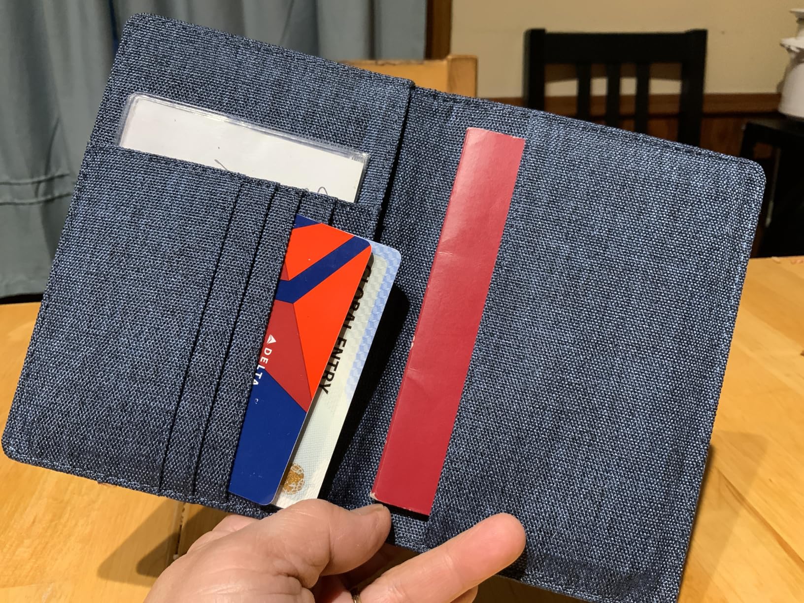 Passport Holder, Slim Travel Wallet RFID Blocking Card Case Cover Passport Cover Protector Essentials with Credit Card Slots for Women/Men customer photo 1