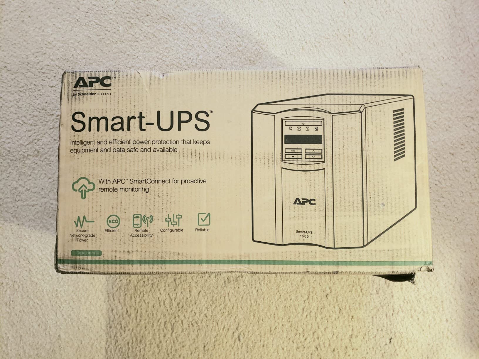APC 1500VA Smart UPS with SmartConnect, SMT1500C Sinewave UPS Battery Backup, AVR, 120V, Line Interactive Uninterruptible Power Supply customer photo 2
