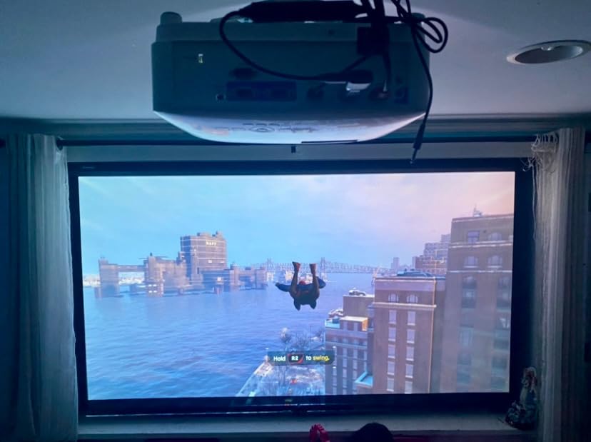 BenQ TH671ST 1080p Short Throw Gaming Projector, Gaming Mode for Intense Low Input Lag Action, 3000 Lumens, Auto Vertical Keystone, Universal Connectivity, Built in speaker customer photo 2