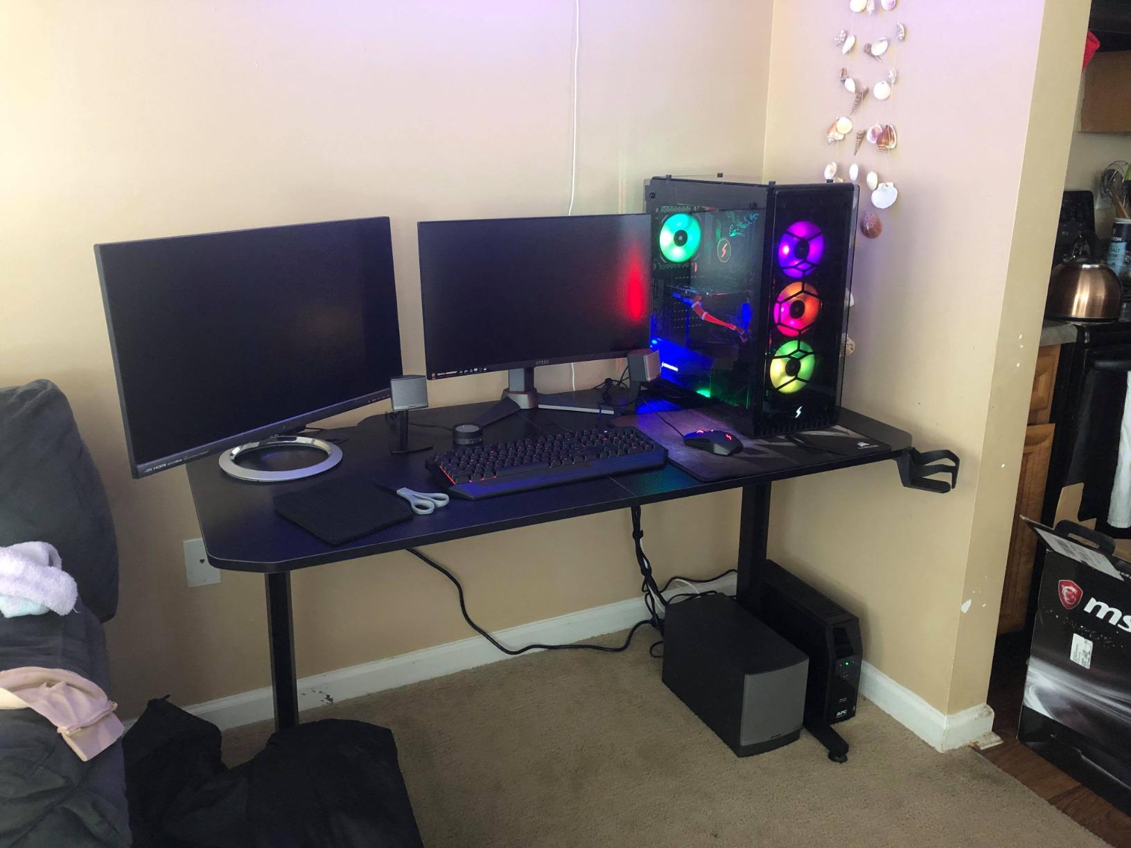 APC UPS Back-UPS Pro 1000VA Sinewave UPS, 600W Battery Backup & Surge Protector, AVR, 10 Outlets, LCD, USB-C & USB-A Charging Ports, BR1000MS Uninterruptible Power Supply for Computers, Electronics customer photo 1