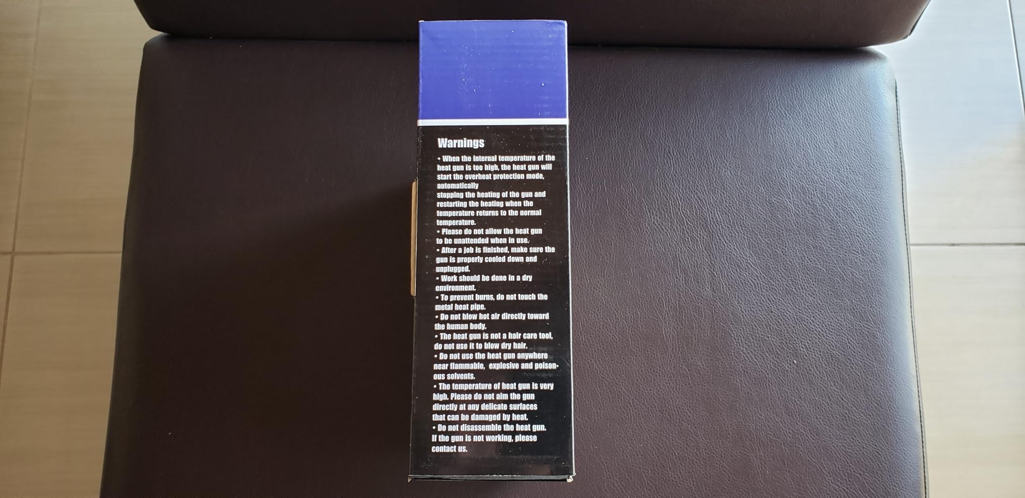 SEEKONE Heat Gun 1800W 122℉-1202℉（50℃- 650℃）Fast Heating Heavy Duty Hot Air Gun Kit Variable Temperature Control Overheat Protection with 4 Nozzles for Crafts, Shrinking PVC, Stripping Paint(5.2FT) customer photo 2