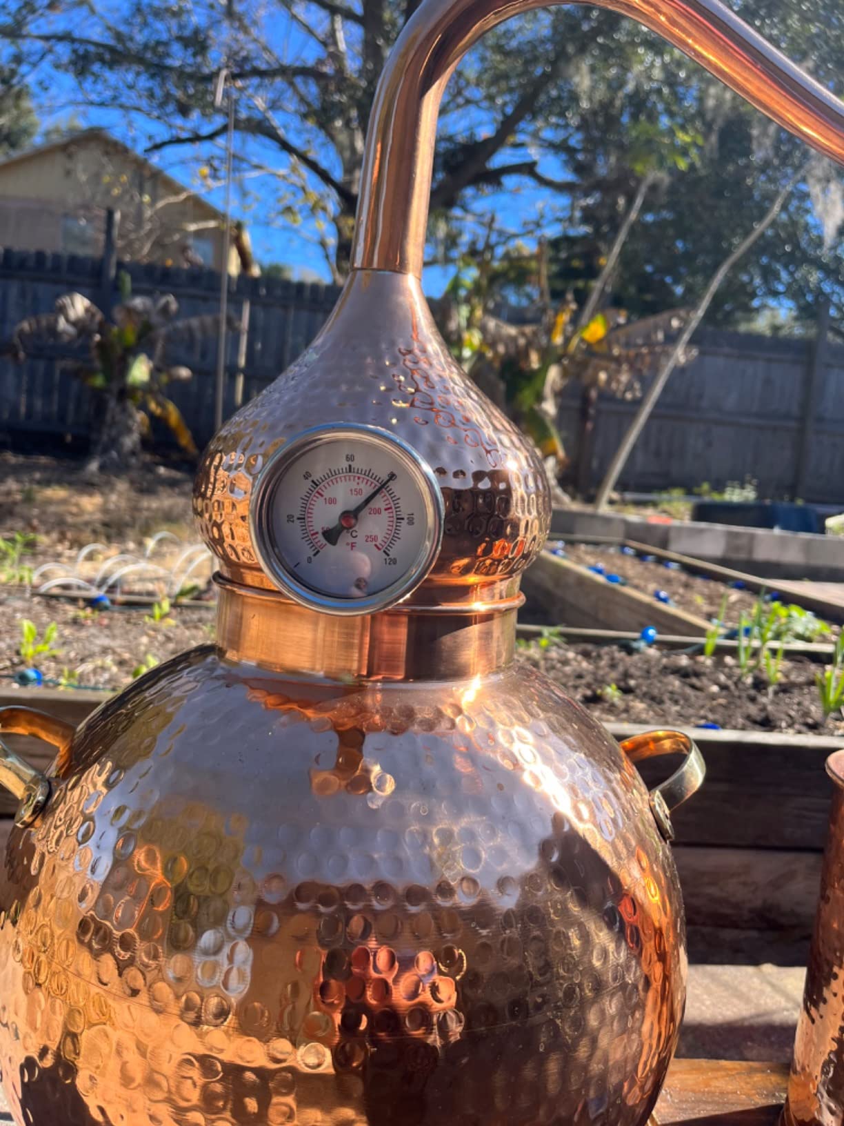 5 Gallon Pure Copper Alembic Still for Whiskey, Moonshine, Essential Oils by Copperholic customer photo 2