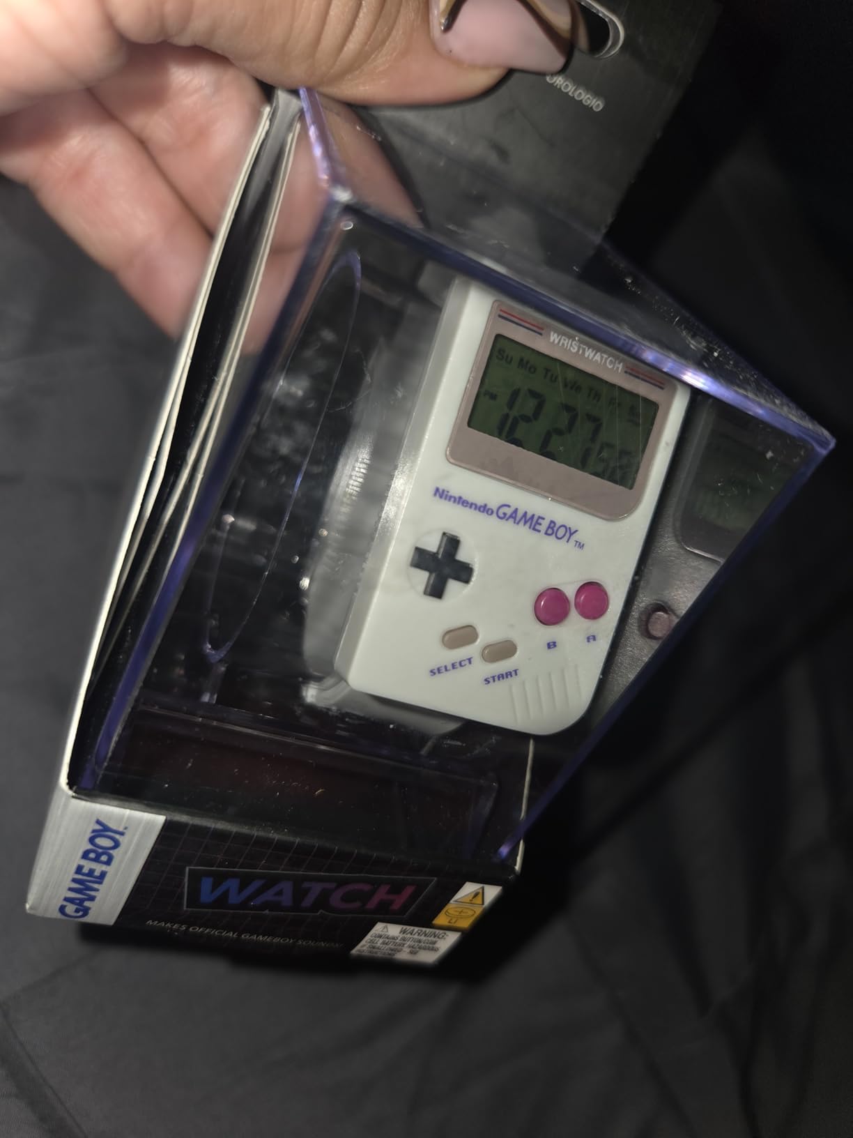 Nintendo Gameboy Digital Watch - Official Super Mario Land Alarm Sound & Built-in LED. Iconic Design, Great Retro Gaming Gift. customer photo 1