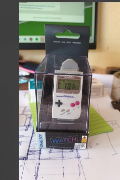 Nintendo Gameboy Digital Watch - Official Super Mario Land Alarm Sound & Built-in LED. Iconic Design, Great Retro Gaming Gift. customer photo 2