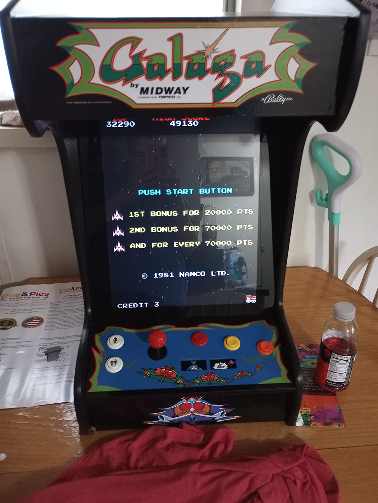 Doc and Pies Arcade Factory Classic Home Arcade Machine - Tabletop and Bartop - 412 Retro Games customer photo 2