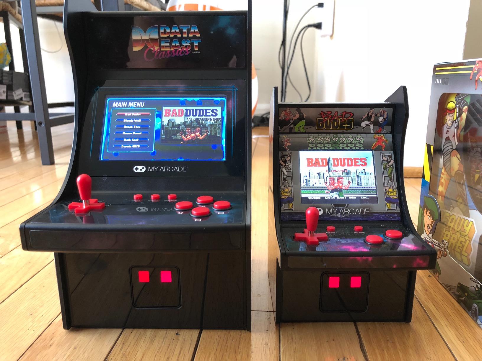 My Arcade Data East Classics Mini Player - 10 Inch Mini Arcade Machine Cabinet - 34 Retro Games Included - Heavy Barrel, Caveman Ninja, and More - Licensed Collectible customer photo 2
