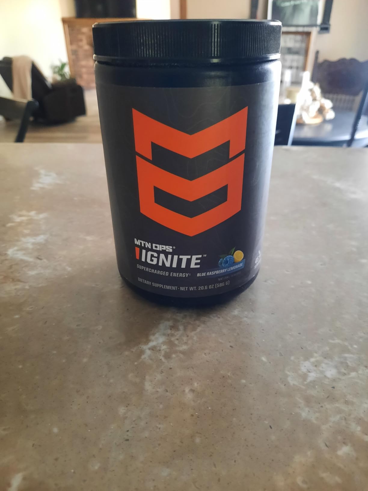 MTN OPS Ignite Energy Drink Powder, Gluten Free Nootropic Supplement Drink Mix, L Arginine, L Citrulline, Caffeine & Nootropic Sugar Free Drink Mix, 45 Servings, Tiger's Blood customer photo 1