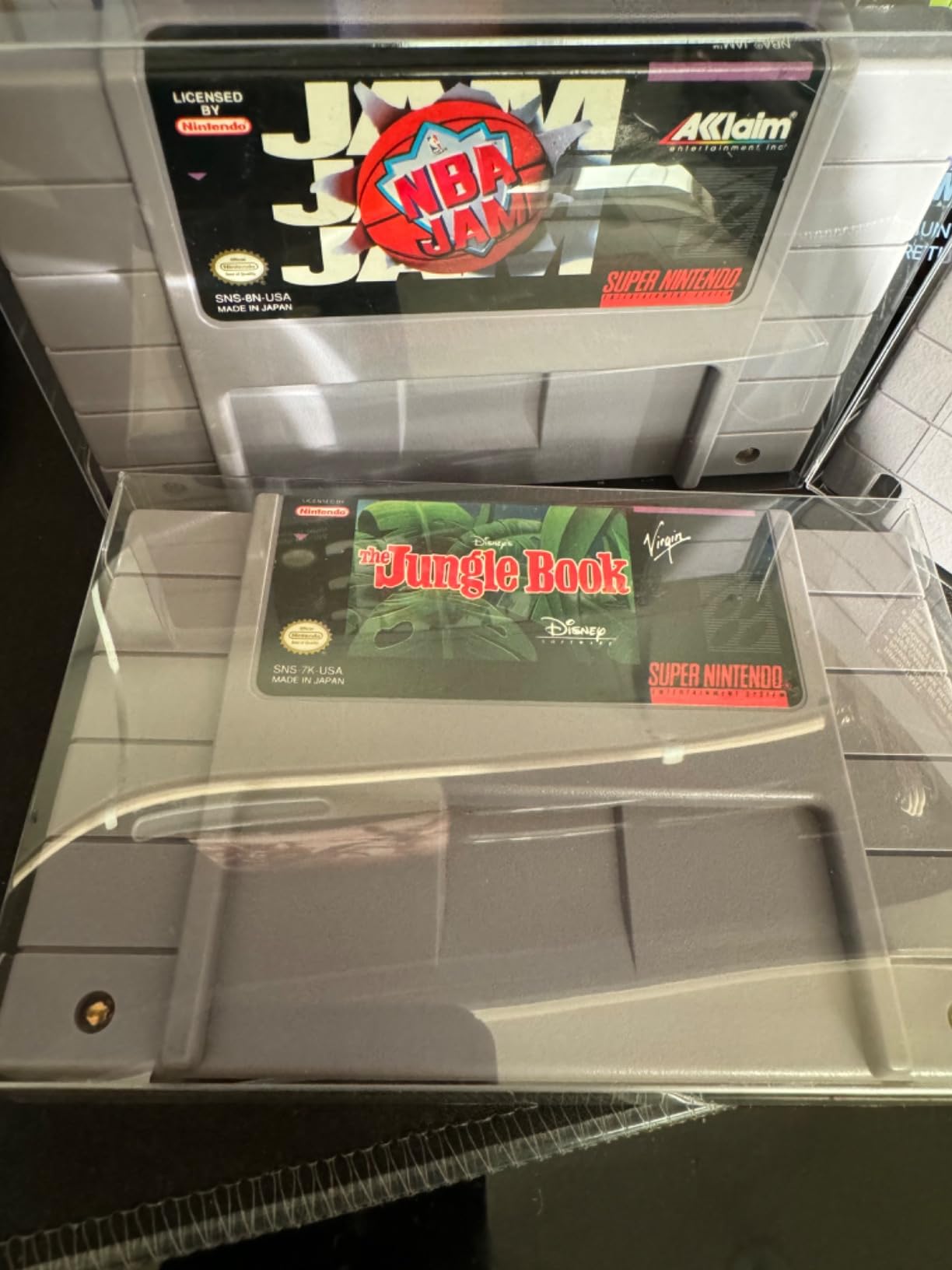 NES Cartridge Case Protector Compatible with Nintendo NES Cartridge Games - 0.40MM Thick NES Game Sleeves. NES Cartridge Holder partner for retro game system collection (Pack of 25) customer photo 2