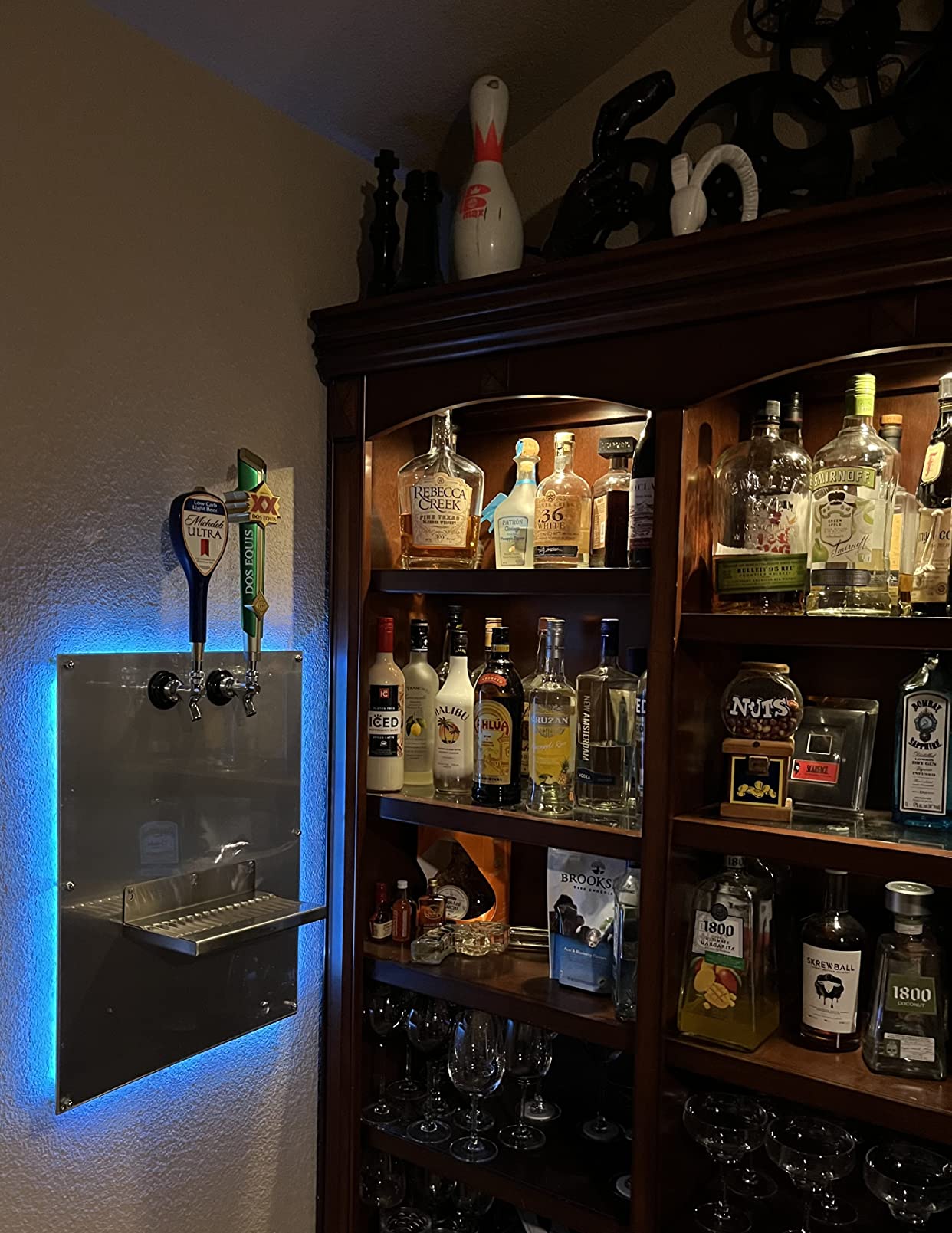 BACOENG 1-Tap Kegerator Kit, Complete Beer Tap Kit for Refrigerator with Stainless Steel Tap Probe and Hose & Parts, Keg Tap Kit for Home Bars, Parties, Commercial Use customer photo 4