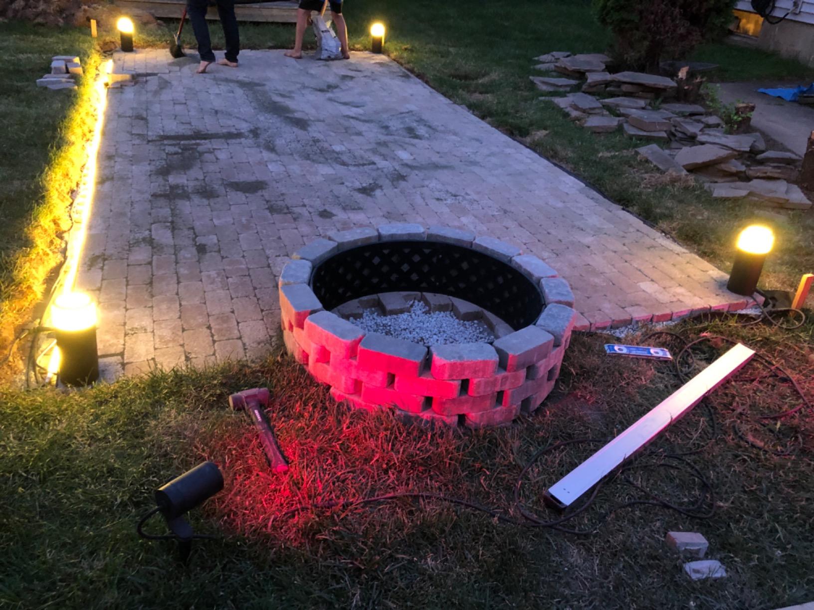 Philips Hue Calla Outdoor Smart Pathway Light, 1 Pack, White & Color Ambiance Walkway LED Lights, Weatherproof Low Voltage Lighting, Requires Bridge and Power Supply, Control with App and Voice customer photo 1