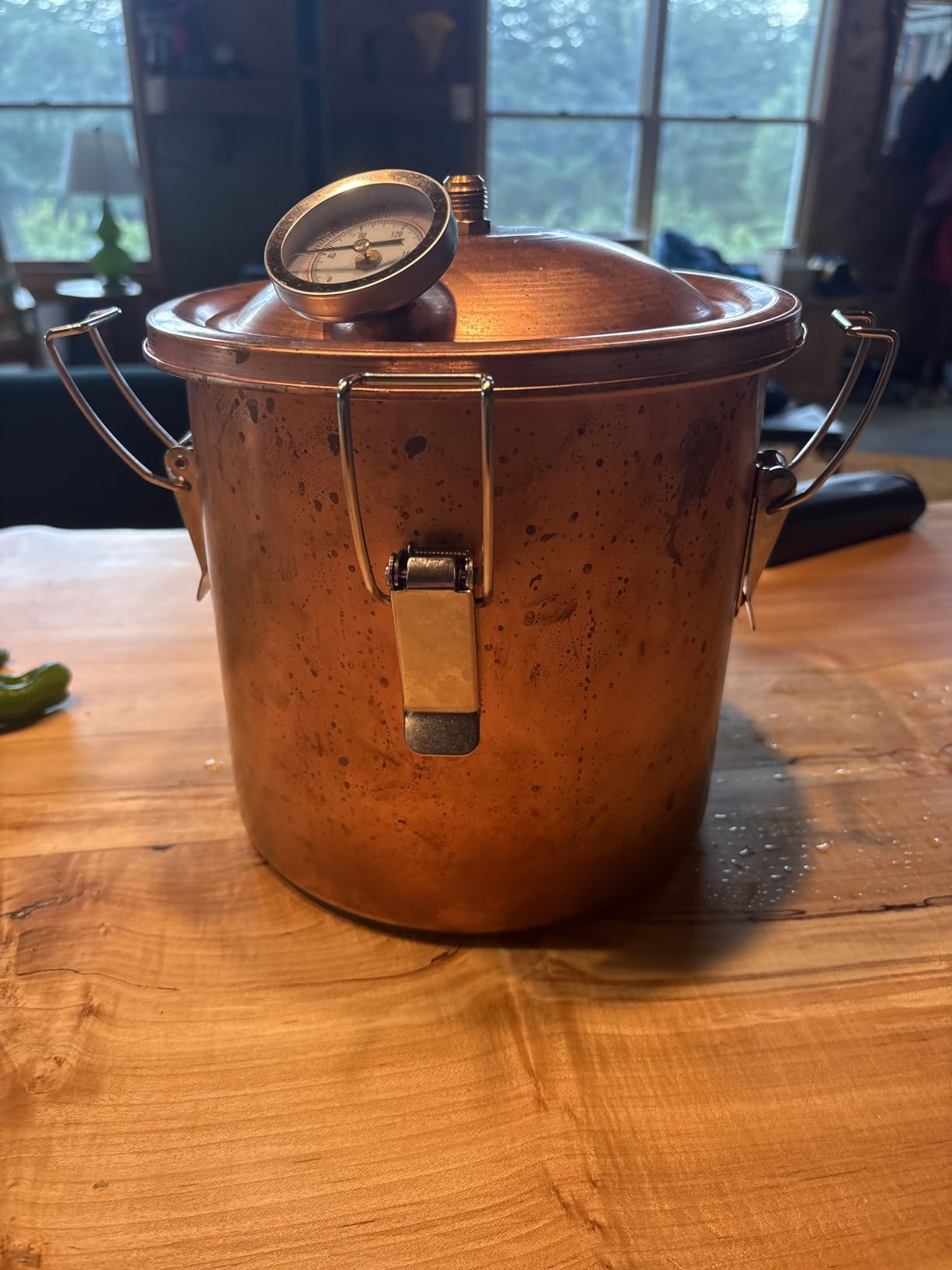 Kingsunshine 1.5 Gallon Pure Copper Boiler Pot Alembic Still Wine Alcohol Water Distiller customer photo 1
