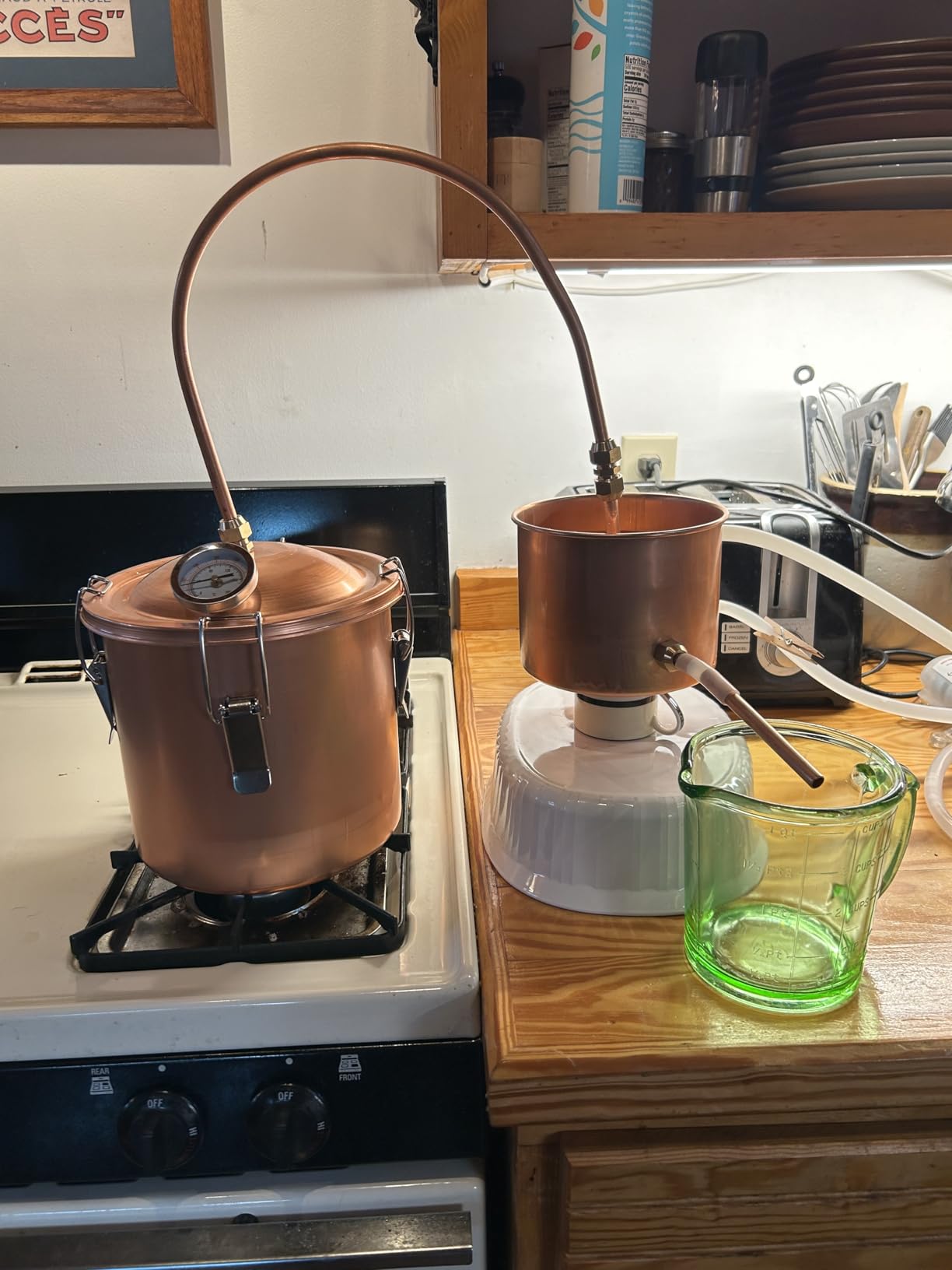 Kingsunshine 1.5 Gallon Pure Copper Boiler Pot Alembic Still Wine Alcohol Water Distiller customer photo 2