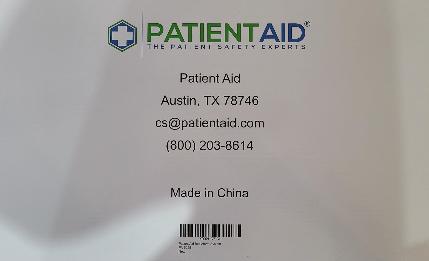 Patient Aid Bed Alarm with 10