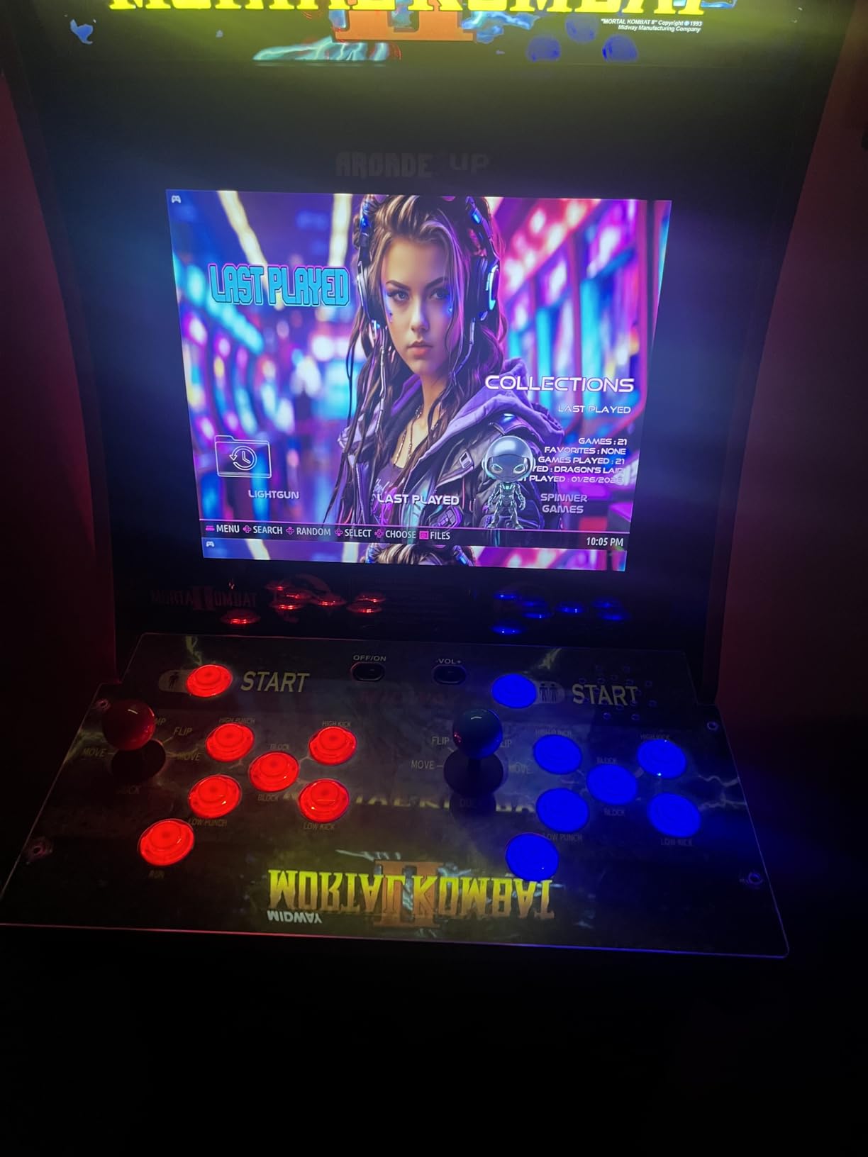 2-Player LED Arcade DIY Kit for USB MAME PC Game DIY & Raspberry Pi Retro Controller DIY Including 2X Arcade Joystick, 20x LED Arcade Buttons, 2X Zero Delay USB Encoder (Blue & Red) customer photo 1