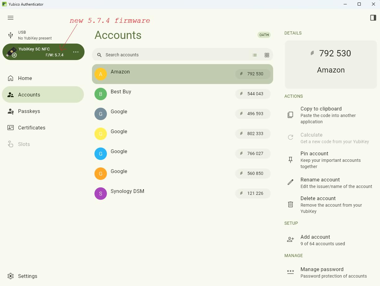 Yubico - YubiKey 5 NFC - Multi-Factor authentication (MFA) Security Key and passkey, Connect via USB-A or NFC, FIDO Certified - Protect Your Online Accounts customer photo 2
