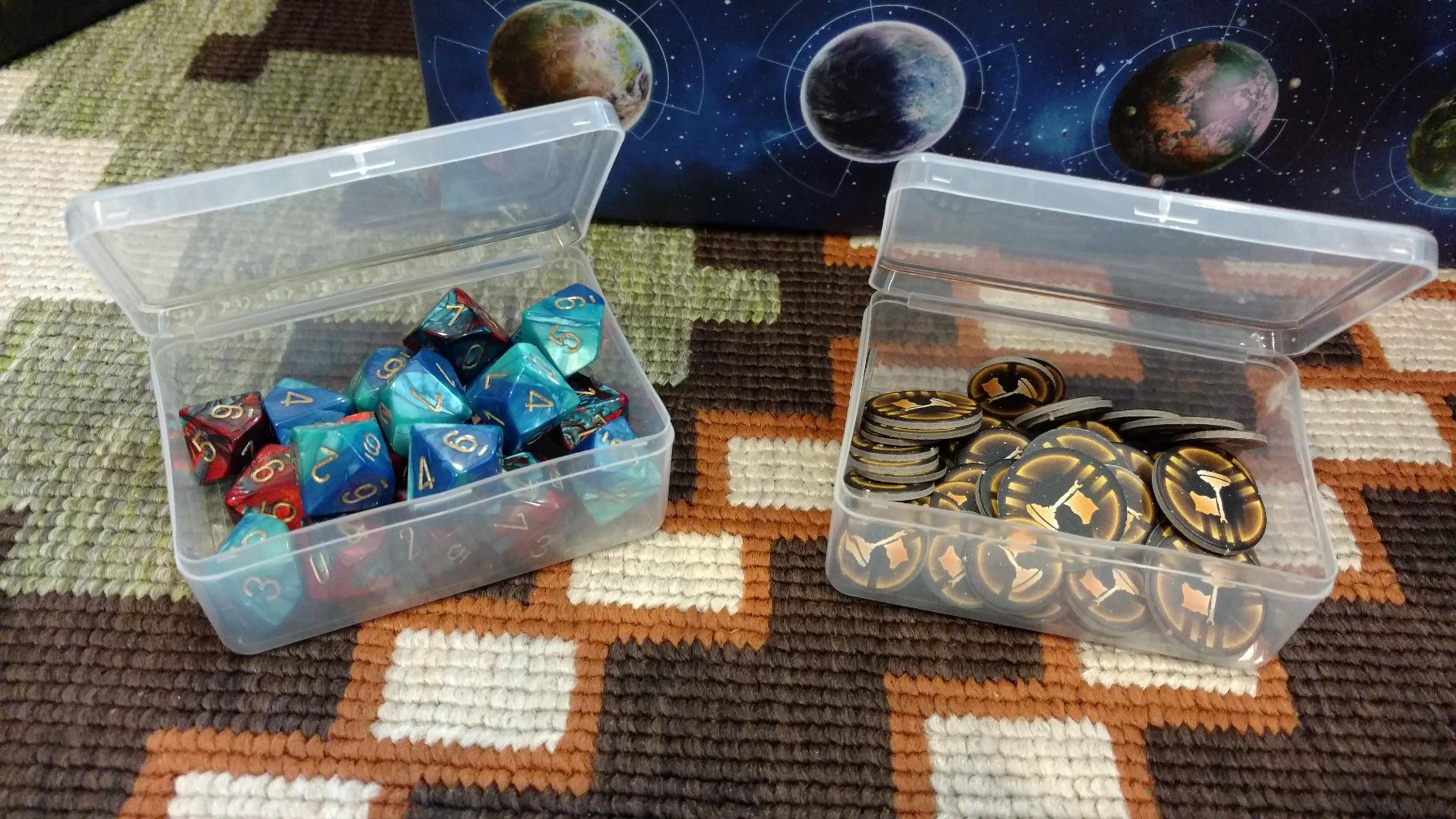 BitsBins Board Game Piece Storage and Organizers, Accessories That Organize Tokens and Components Both in The Game Box and During Game Play | Combo Pack of 6 Pods, 4 Minis, 4 Originals and 4 XL's customer photo 2