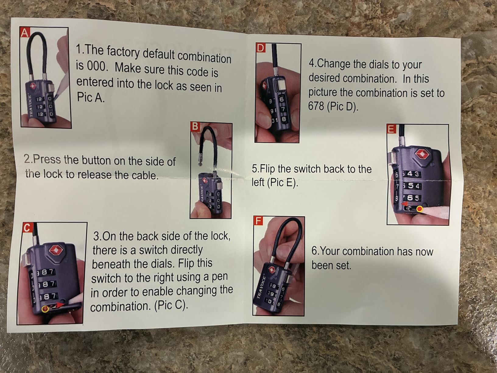 TSA Approved Luggage Locks, Travel Locks Which Also Work Great as Gym Locks, Toolbox Lock, Backpack and More, Black 4 Pack customer photo 1