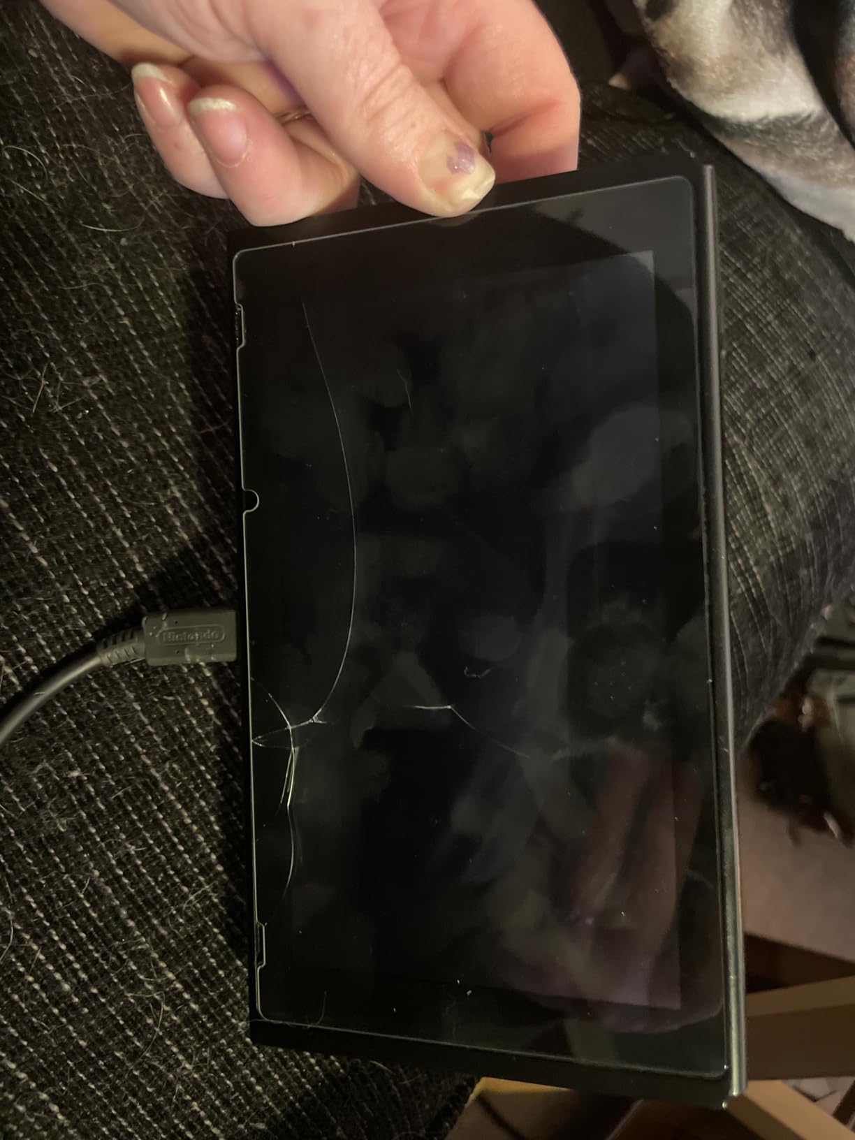 for Nintendo Switch Screen Replacement LCD Display Panel Repair Parts,Include Tempered Glass customer photo 2