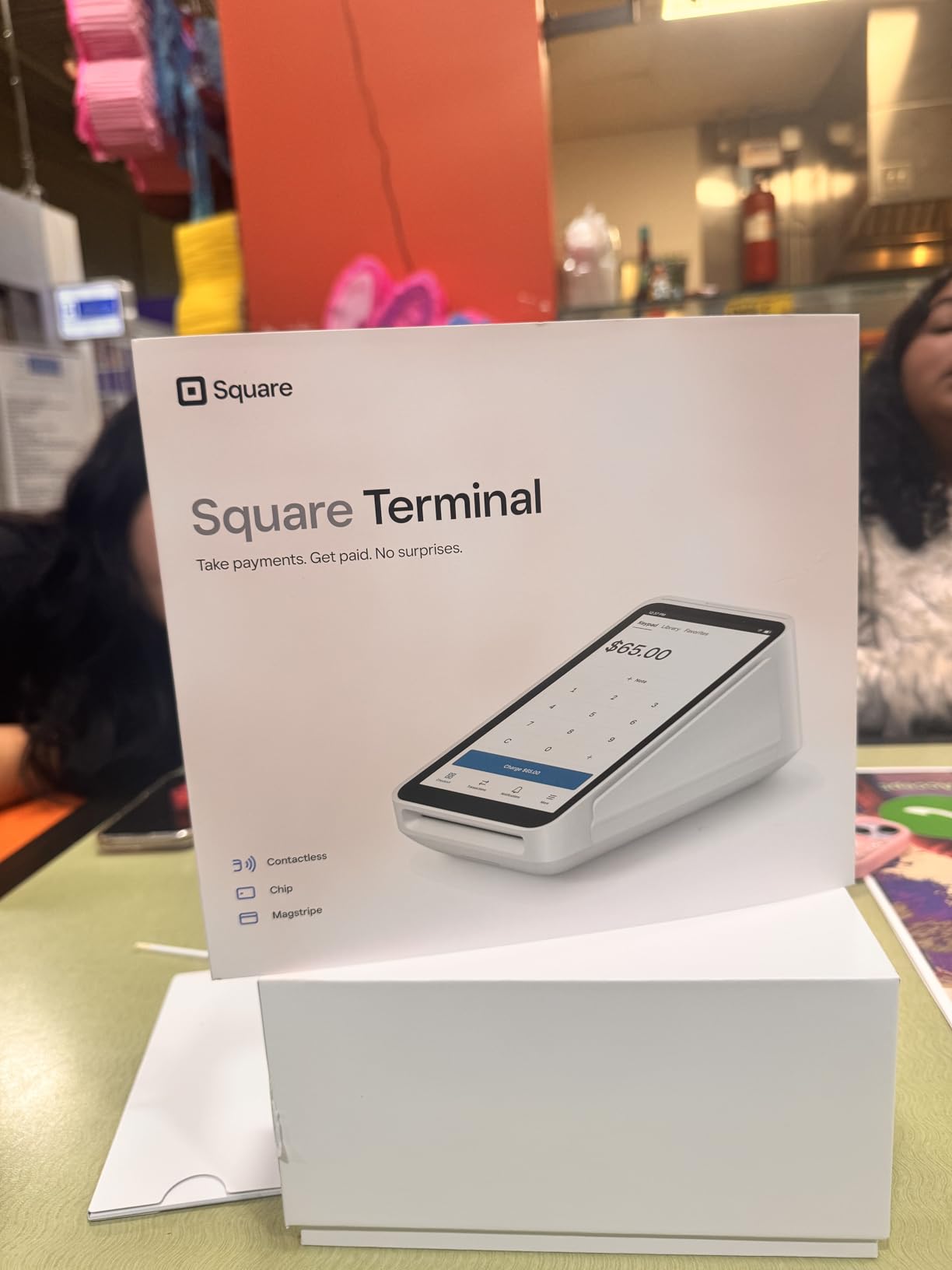 Square Terminal - Credit Card Machine to Accept All Payments | Mobile POS customer photo 2