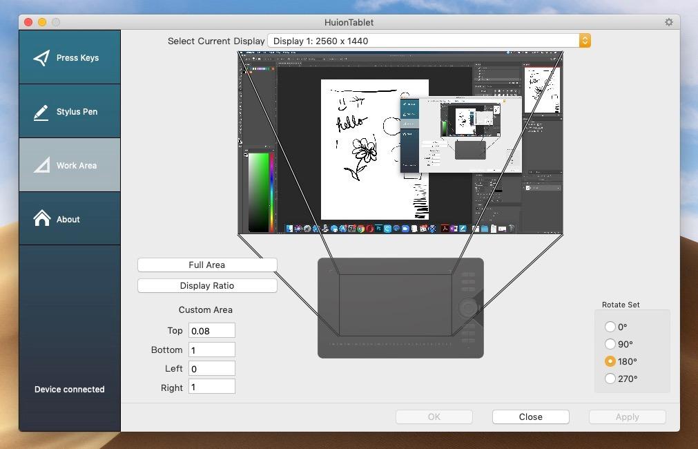 Drawing Tablet HUION HS64 Beginner Graphics OSU Tablet with Battery-Free Stylus 8192 Pressure Sensitive for Digital Art, Painting & Design, Compatible with Windows, Mac, Android & Linux Black customer photo 2