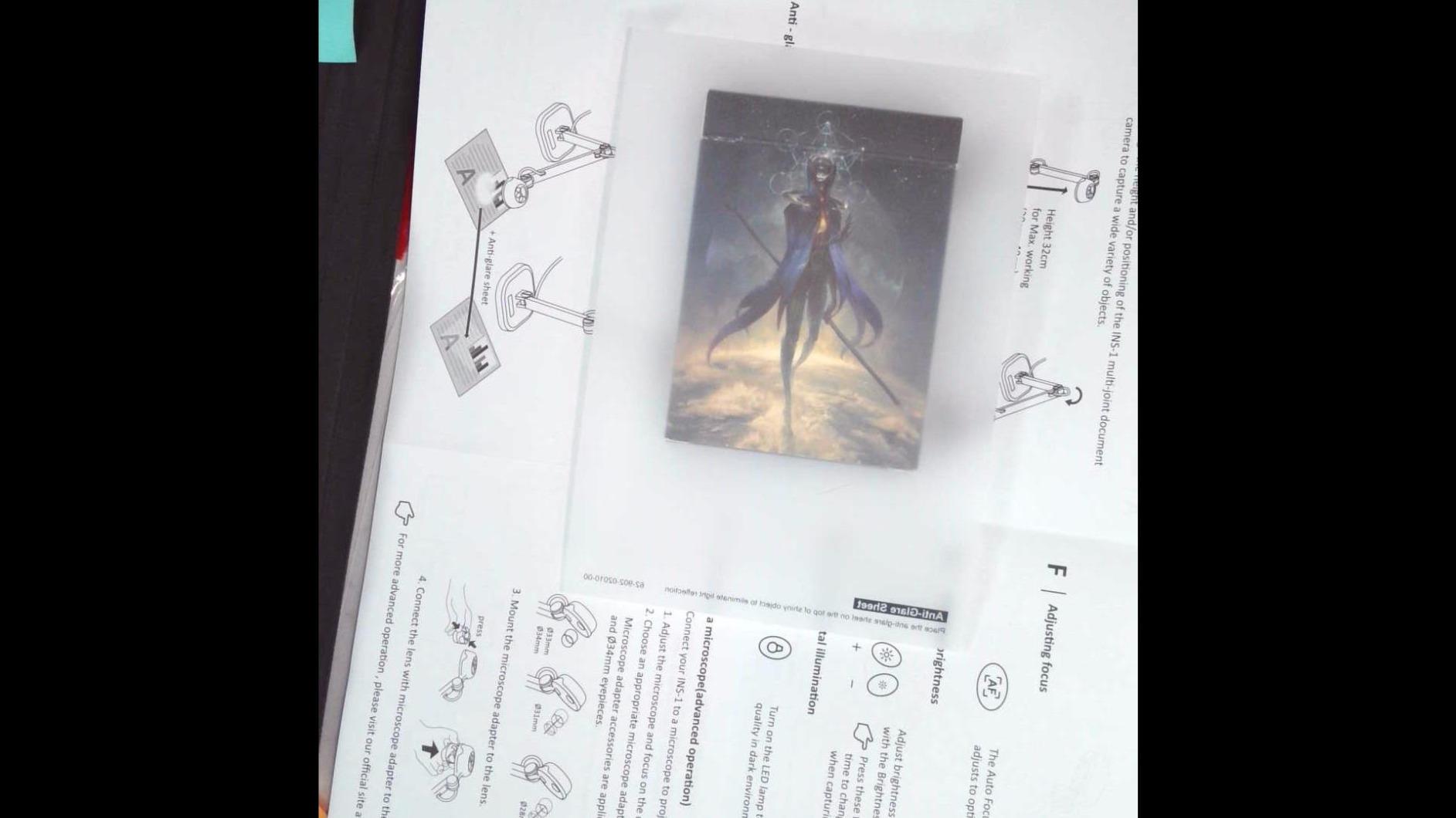 INSWAN INS-1 USB Document Camera - 8MP Ultra HD, Auto Focus, LED , Built-in Mic, Windows, Mac, iPad, Chromebook Compatible for Distance Learning, Remote Teaching, Web Conferencing, Live Demo customer photo 1