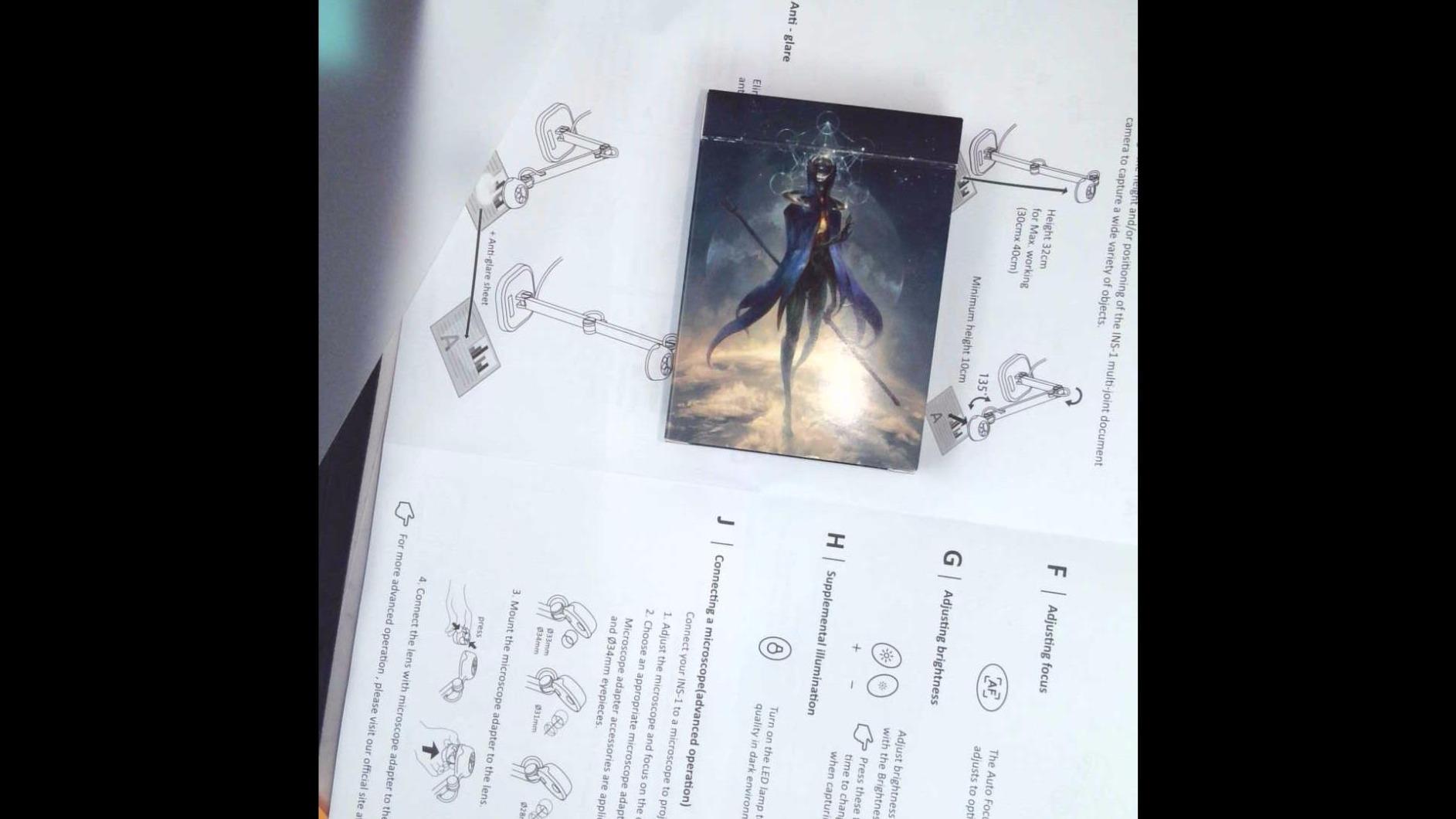 INSWAN INS-1 USB Document Camera - 8MP Ultra HD, Auto Focus, LED , Built-in Mic, Windows, Mac, iPad, Chromebook Compatible for Distance Learning, Remote Teaching, Web Conferencing, Live Demo customer photo 2