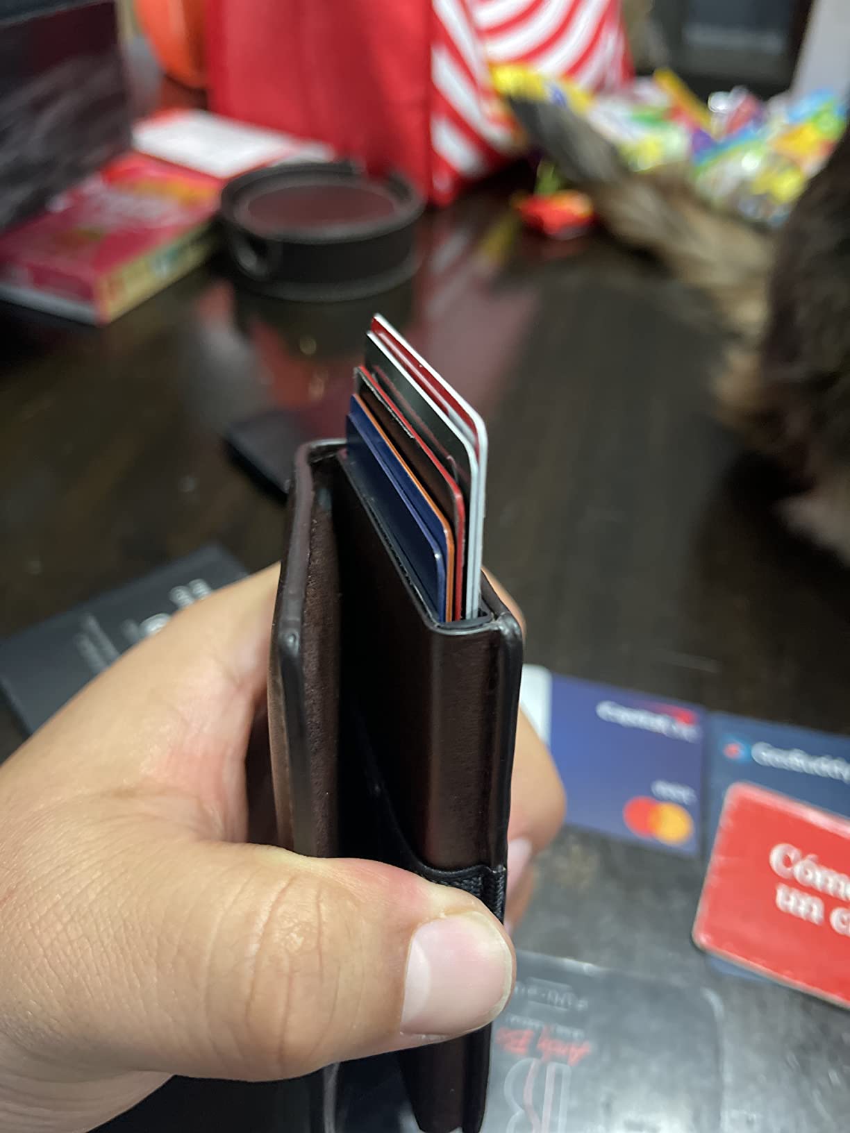 Parliament ('18 Collection) - Slim Leather Wallet - RFID Blocking - Quick Card Access customer photo 2