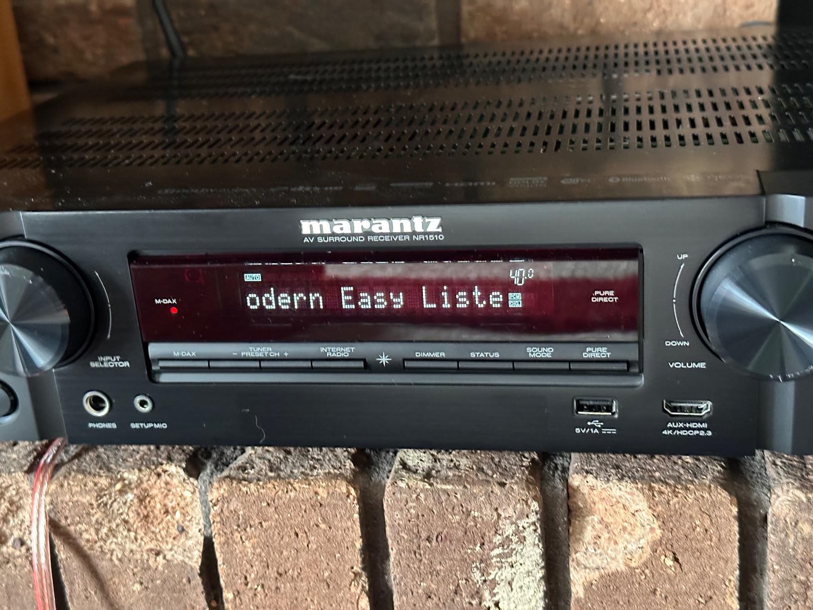 Marantz NR1510 Slimline 5.2 Channel AV Receiver Powered by HEOS™ with 50 W, 4K, and 6 HDMI Inputs customer photo 2