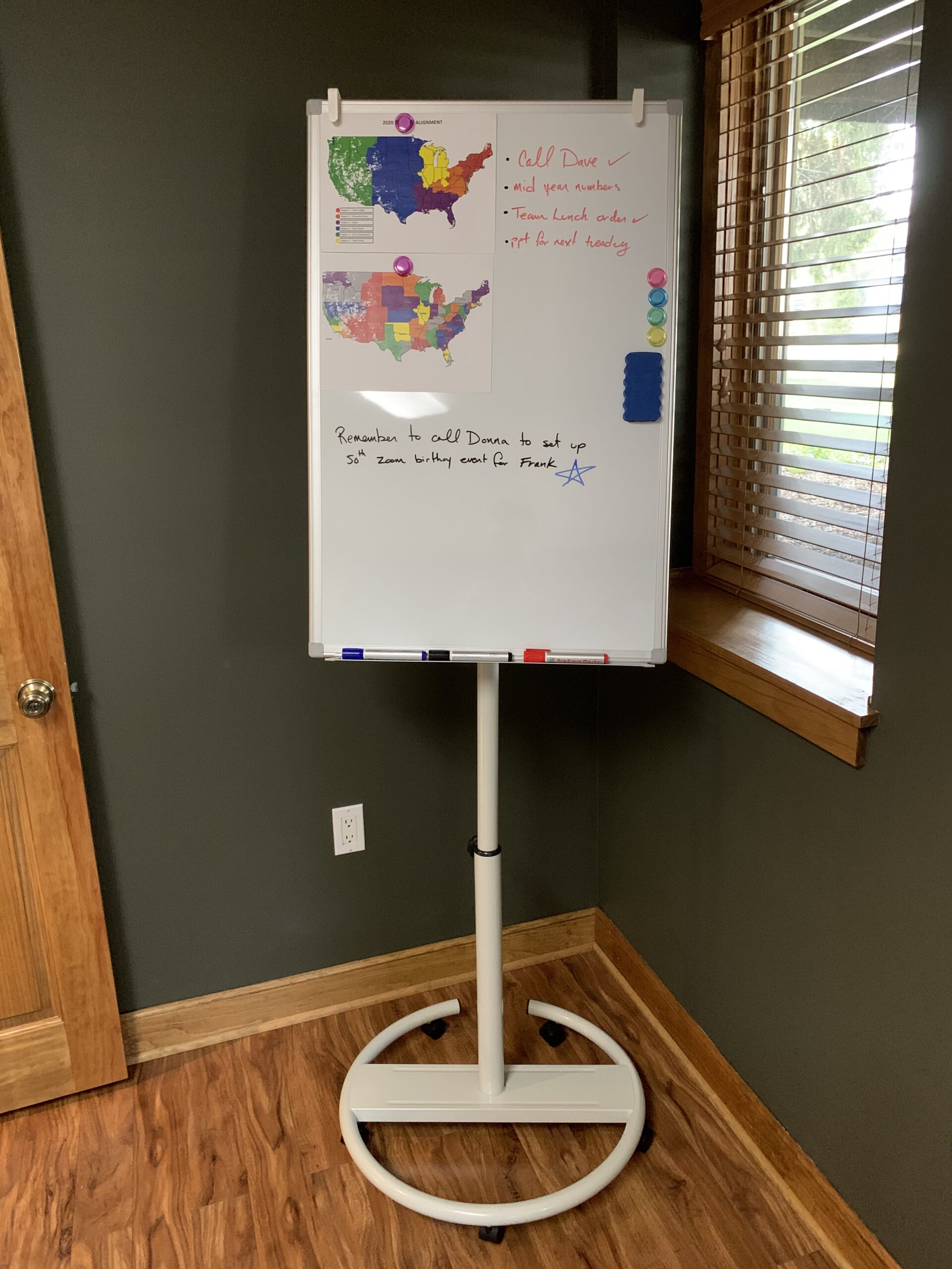 Mobile Whiteboard - 36 x 24 inches Portable Magnetic Dry Erase Board, 3' x 2' Stand Easel White Board Dry Erase Easel Standing Board with Flipchart Hooks customer photo 2