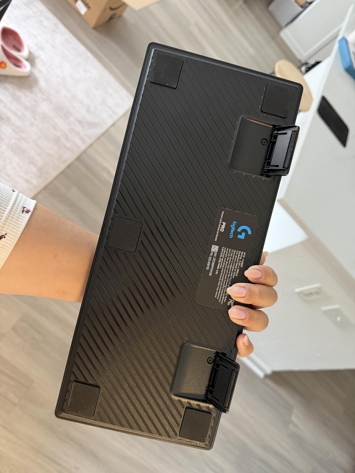 PRO Mechanical Gaming Keyboard, Ultra Portable Tenkeyless Design, Detachable Micro USB Cable, 16.8 Million Color LIGHTSYNC RGB Backlit Keys customer photo 2