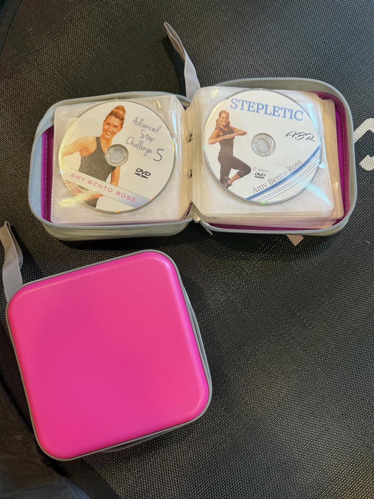 CD Case, 40 Capacity CD/DVD Case Holders Wallet Hard Plastic DVD Disc Cases Storage Binder for Car Home Office Travel customer photo 2