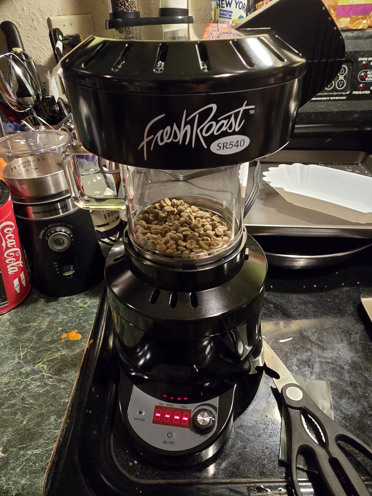 SR540 Automatic Coffee Bean Roaster | Roast Coffee At Home | Variable Heat Settings | Convection Fan Control | Digital Status Display | Speed Roasting System | The Freshest Roast On Earth customer photo 2