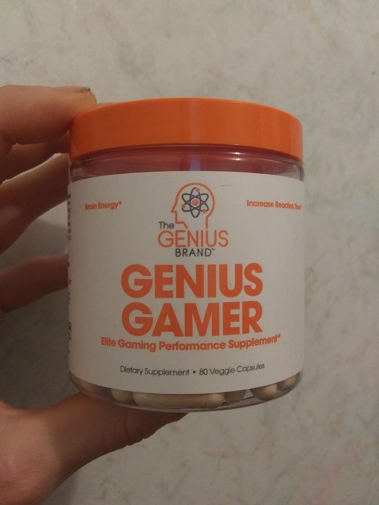 Genius Gamer, Gaming Focus Supplement, 80 Pills - Elite Nootropic Performance Booster - Boost Brain & Mental Clarity, Reaction Time & Concentration - Blue Light Support with Lutemax customer photo 2