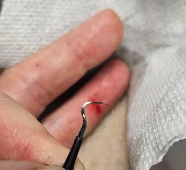 Kaisi 14 PCS Precision Tweezers Set, ESD Tweezer Set, Anti-Static Stainless Steel Tweezers Set for Craft, Jewelry, Electronics, Laboratory Work customer photo 1