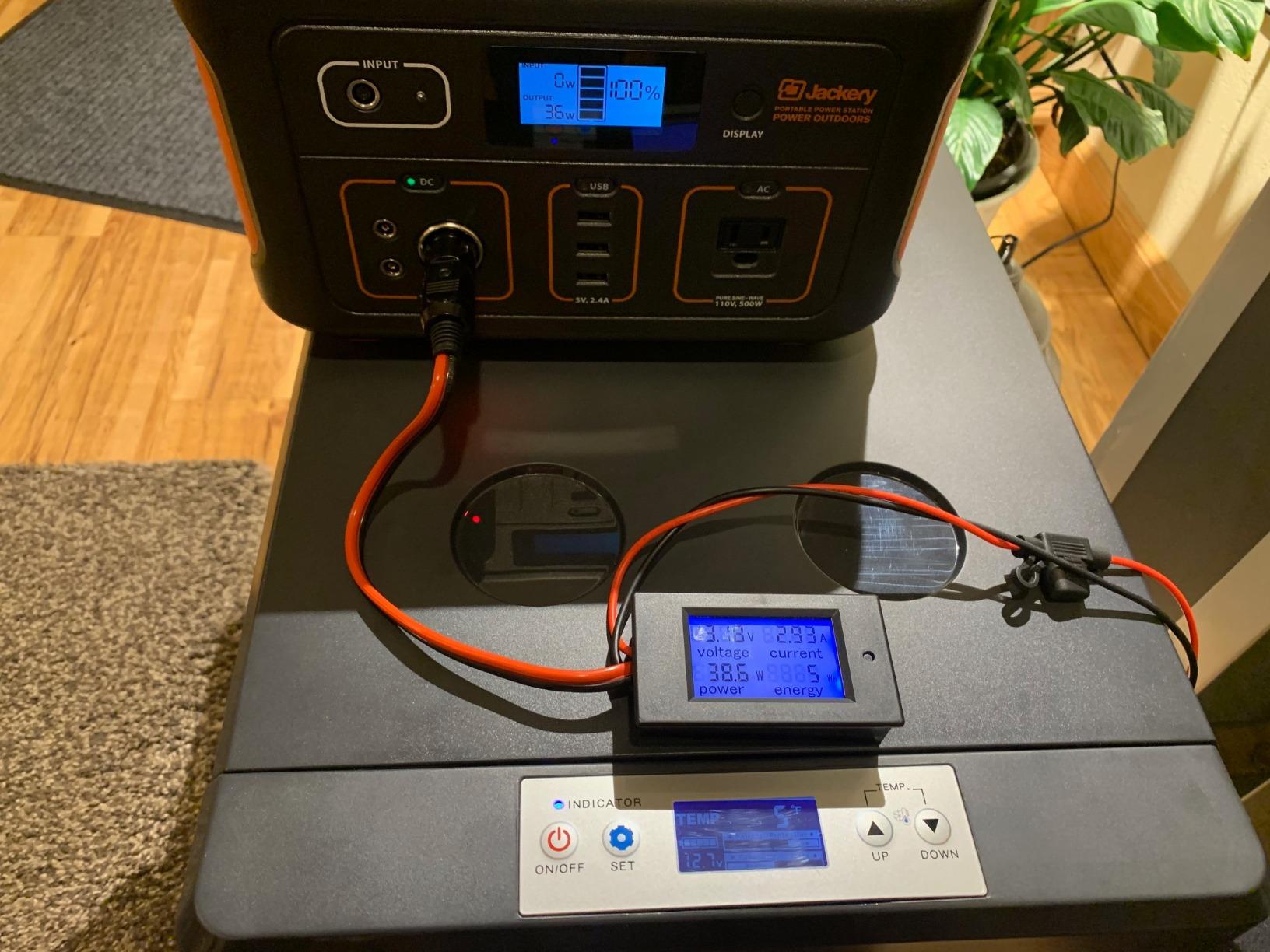 Jackery Portable Power Station Explorer 500, 518Wh Outdoor Solar Generator Mobile Lithium Battery Pack with 110V/500W AC Outlet for Home Use, Emergency Backup,Road Trip Camping (Solar Panel Optional) customer photo 1