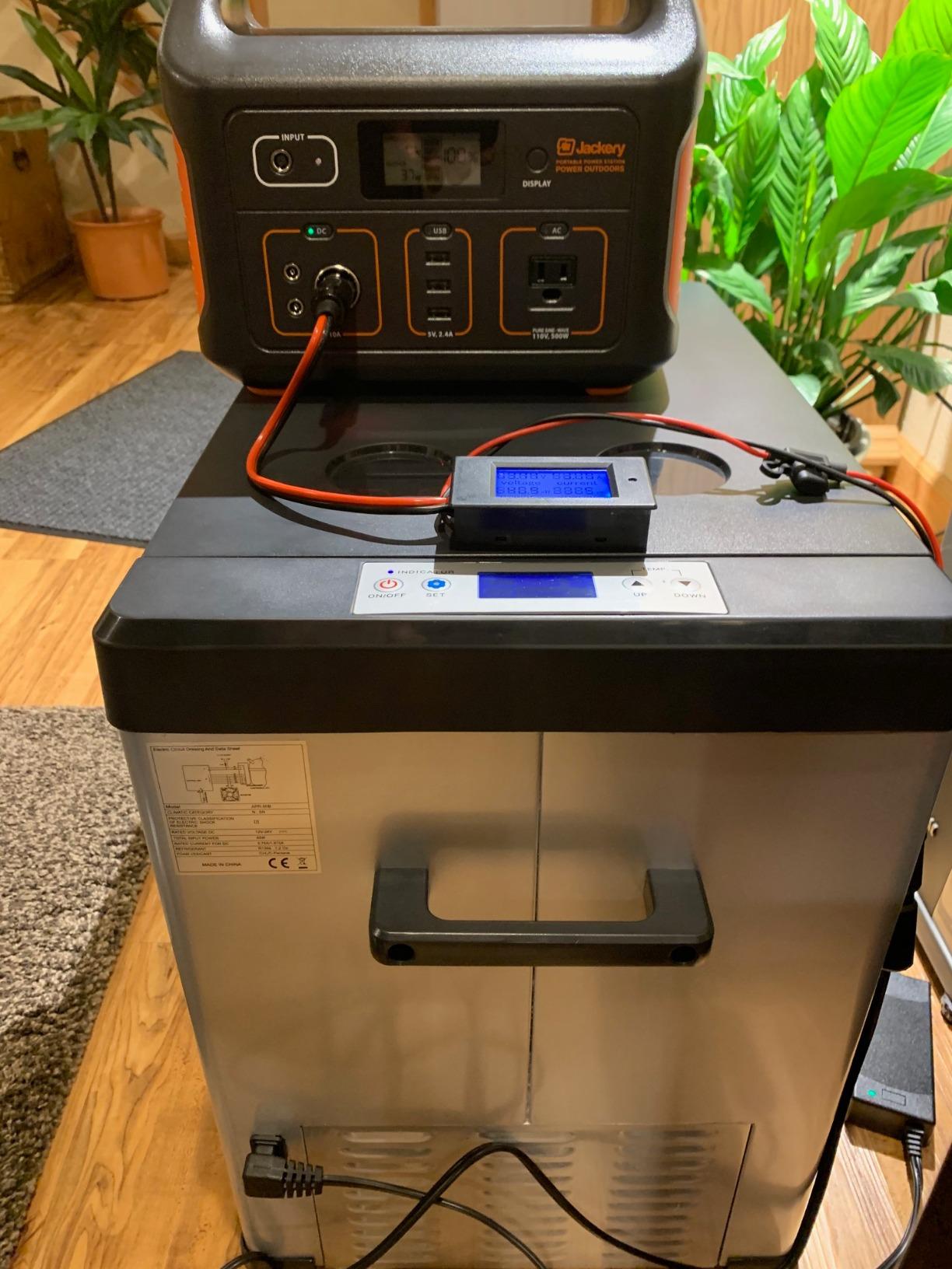 Jackery Portable Power Station Explorer 500, 518Wh Outdoor Solar Generator Mobile Lithium Battery Pack with 110V/500W AC Outlet for Home Use, Emergency Backup,Road Trip Camping (Solar Panel Optional) customer photo 2