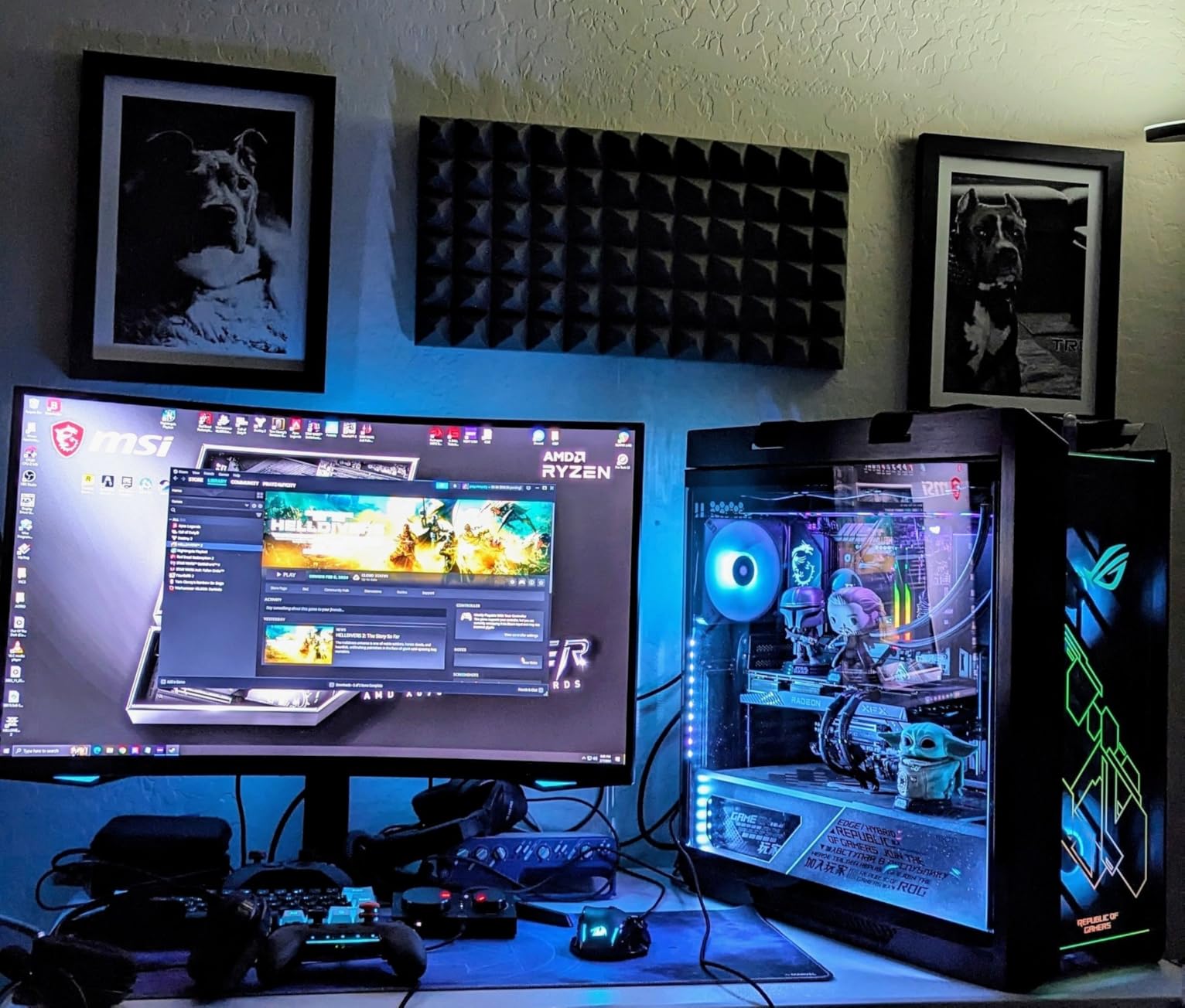 ROG Strix Helios GX601 RGB Mid-Tower Gaming Case, Pre-Installed 4x140mm Fans, ATX/EATX, Tempered Glass, Aluminum Frame, GPU Braces, 420mm Radiator Support, Aura Sync customer photo 1